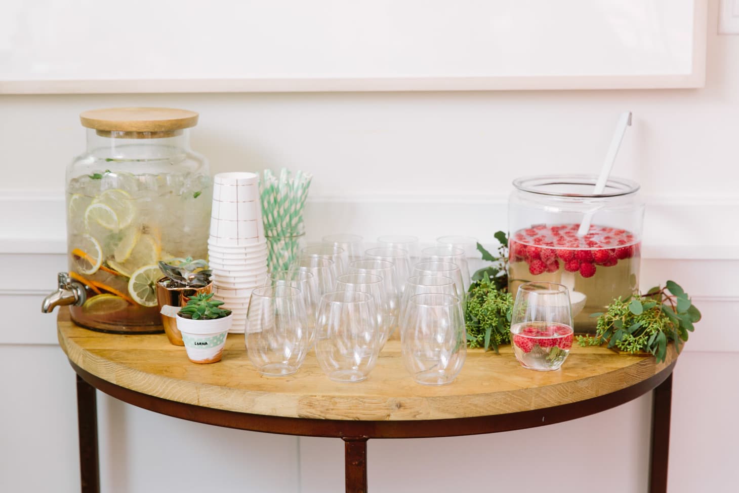 Rustic Bridal Shower Menu 2