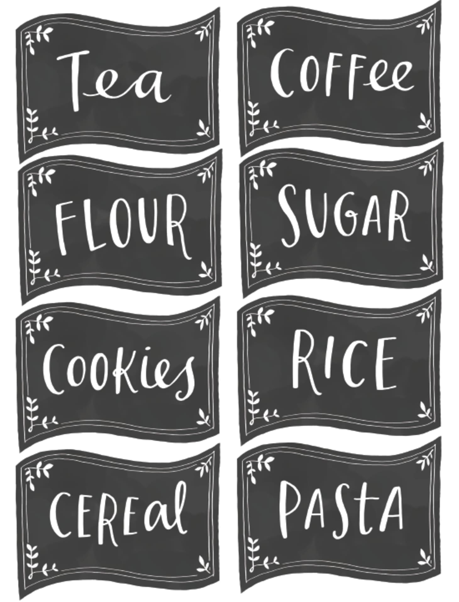 Free Printable Editable Pantry Labels