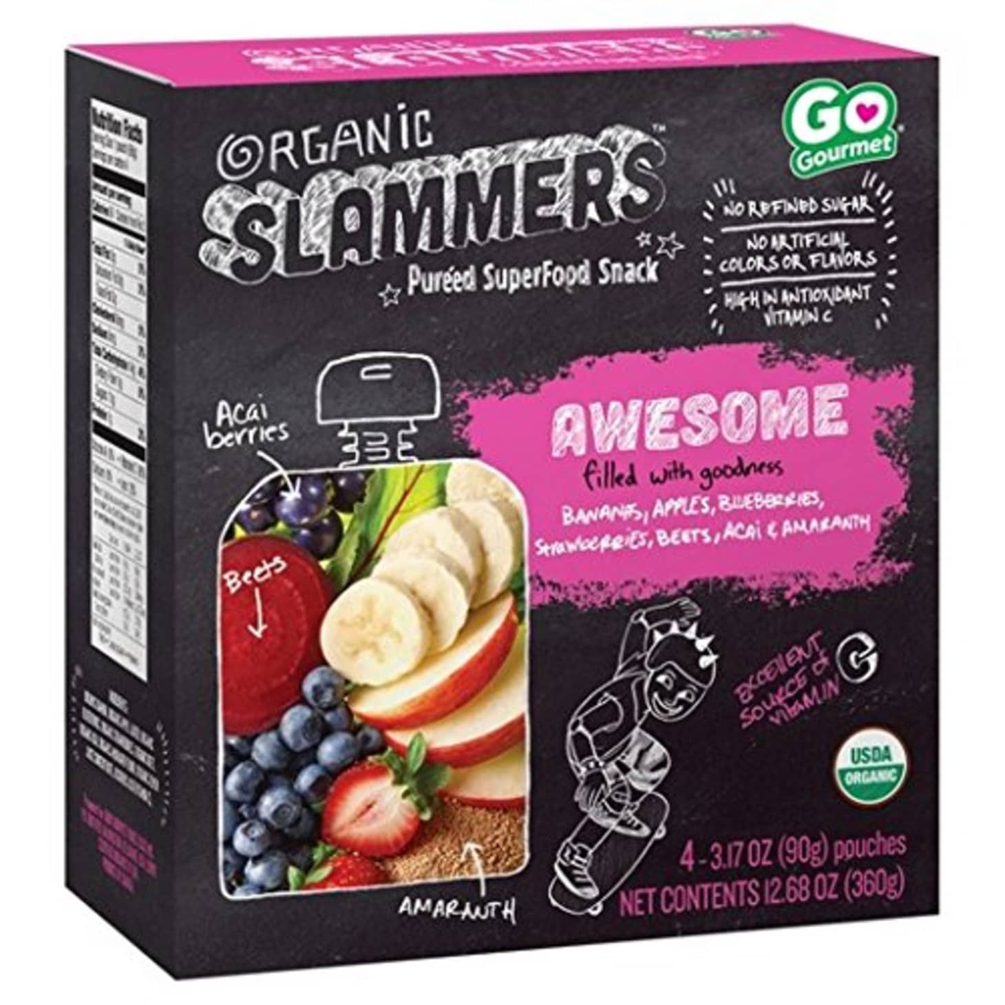 organic squeeze pouches