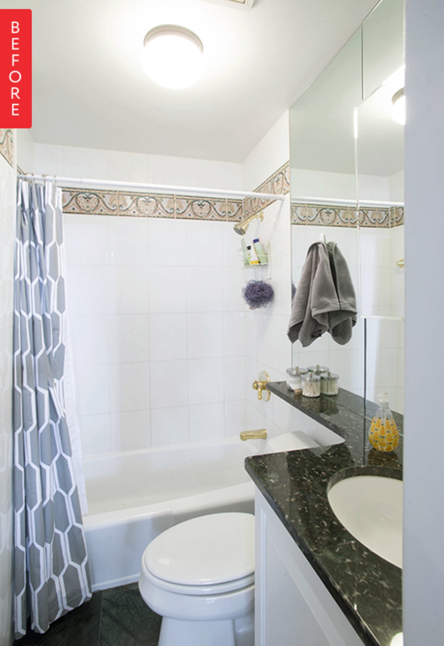 Before & After A Classic Refresh for a Brooklyn Bathroom Apartment