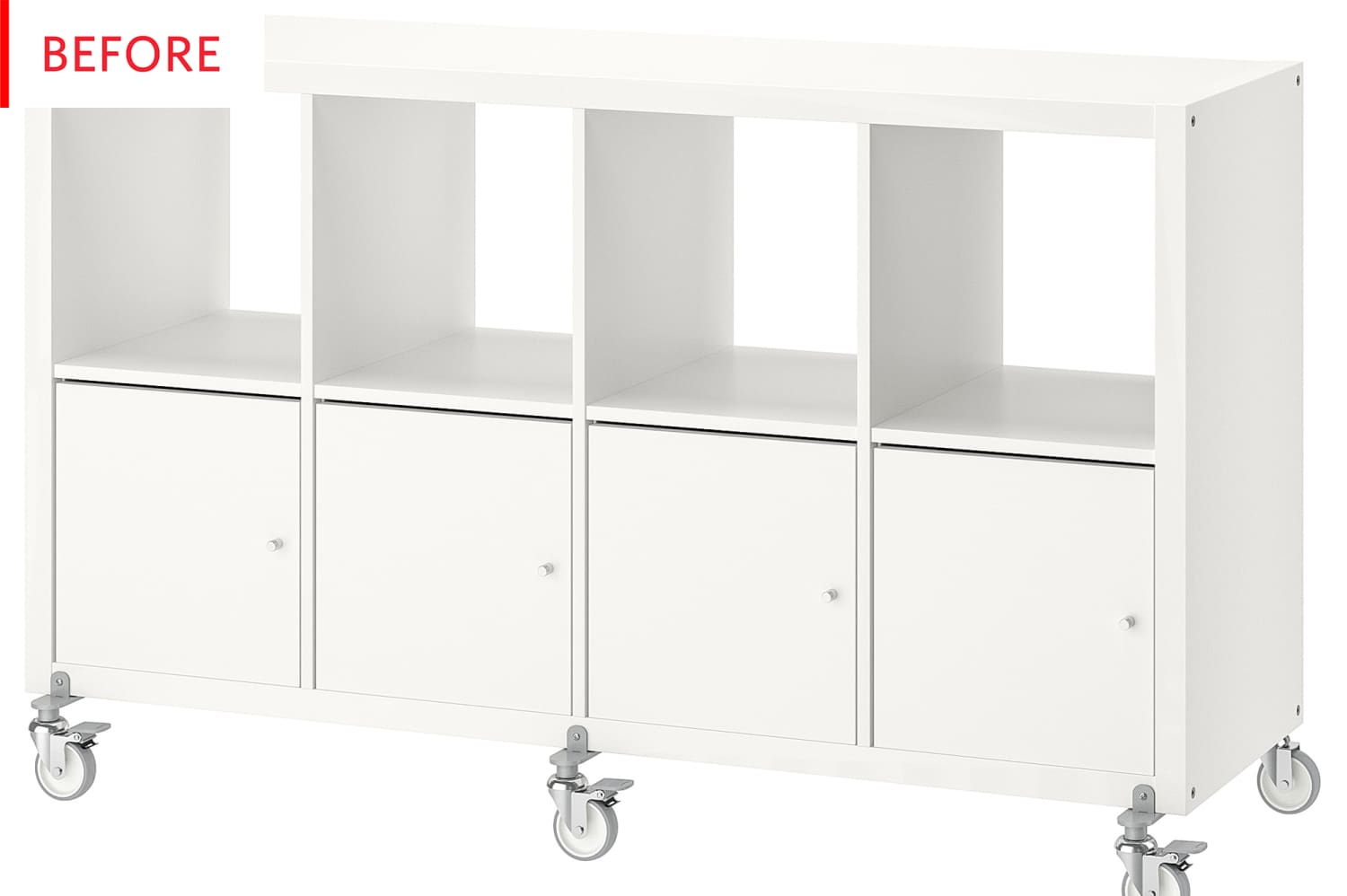 Before and After A Major Upgrade for a Generic IKEA KALLAX Apartment