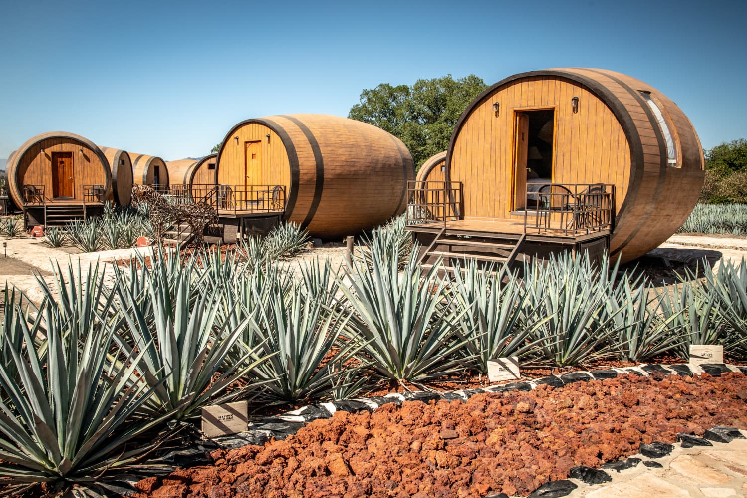 A Luxe Tequila Barrel Hotel Exists and It’s Surrounded by Agave Fields