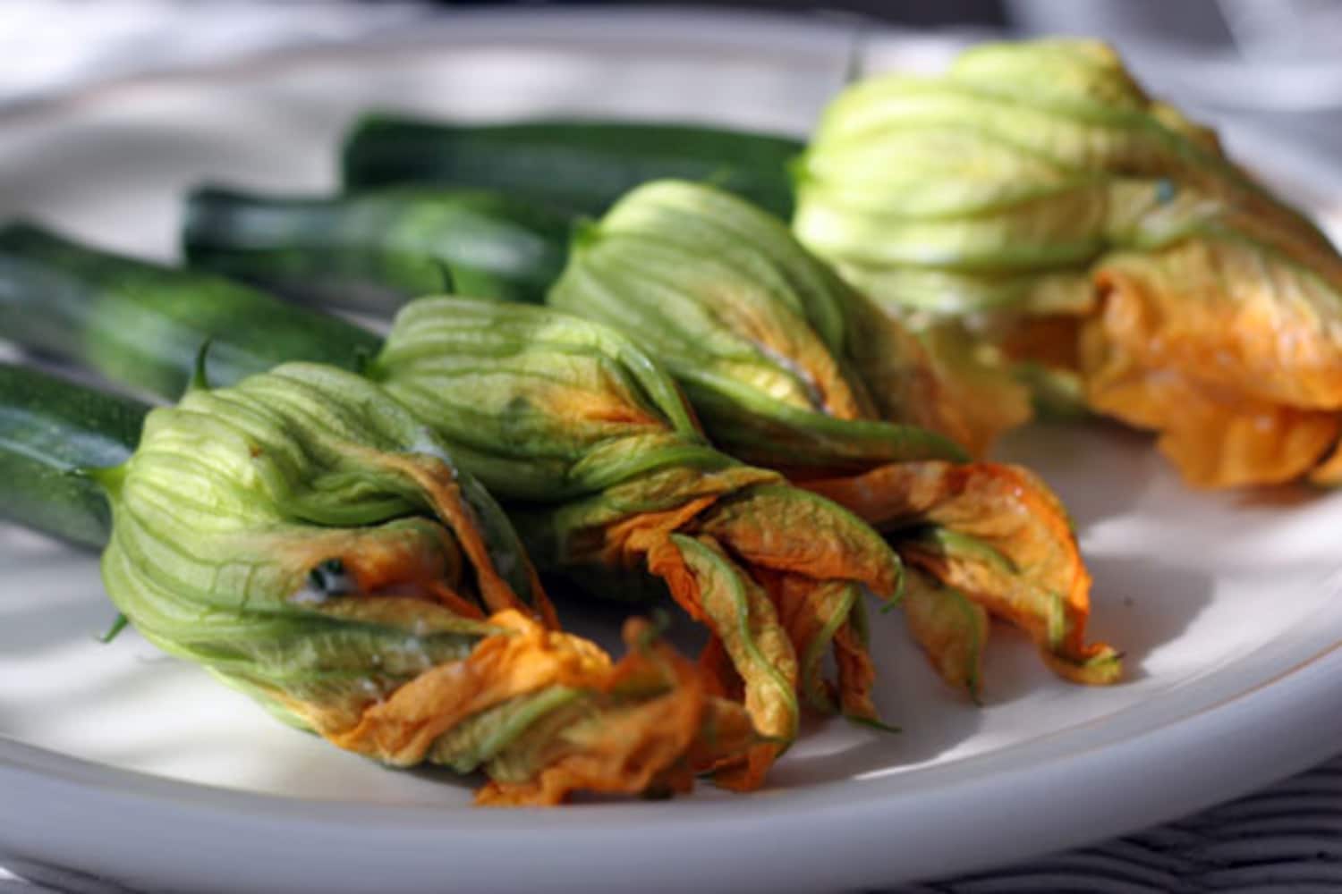 Recipe Fried Squash Blossoms Kitchn