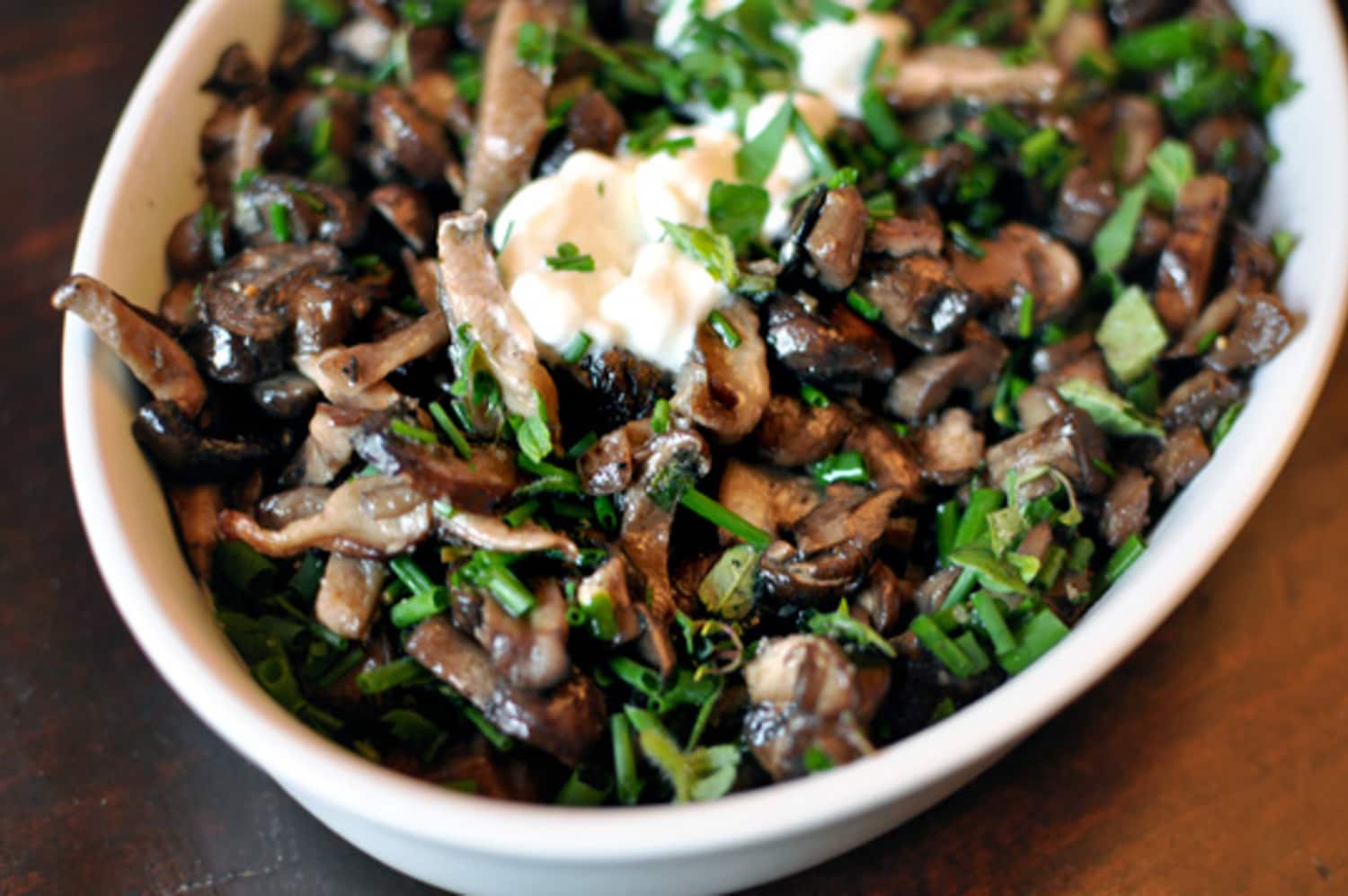 Quick Dinner Recipe: Roasted Mushrooms with Herbs | Kitchn