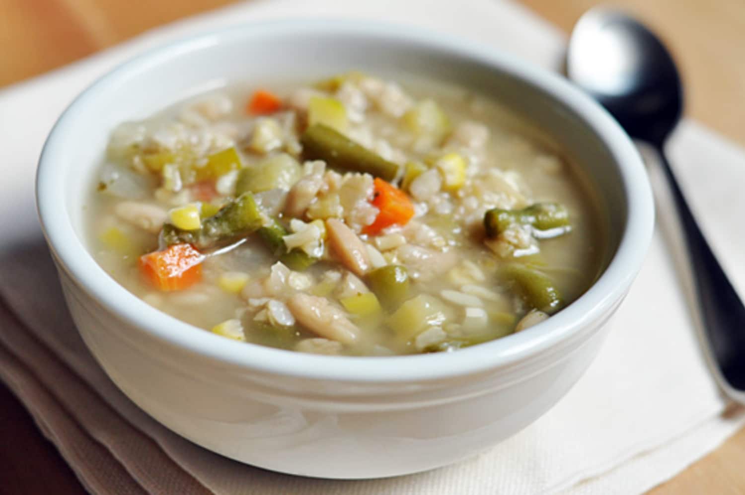 Farmers Market Recipe Summer Vegetable Soup with Rice Kitchn