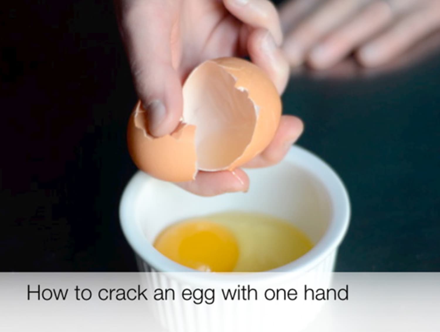 Video Tip How To Crack an Egg With Just One Hand Kitchn