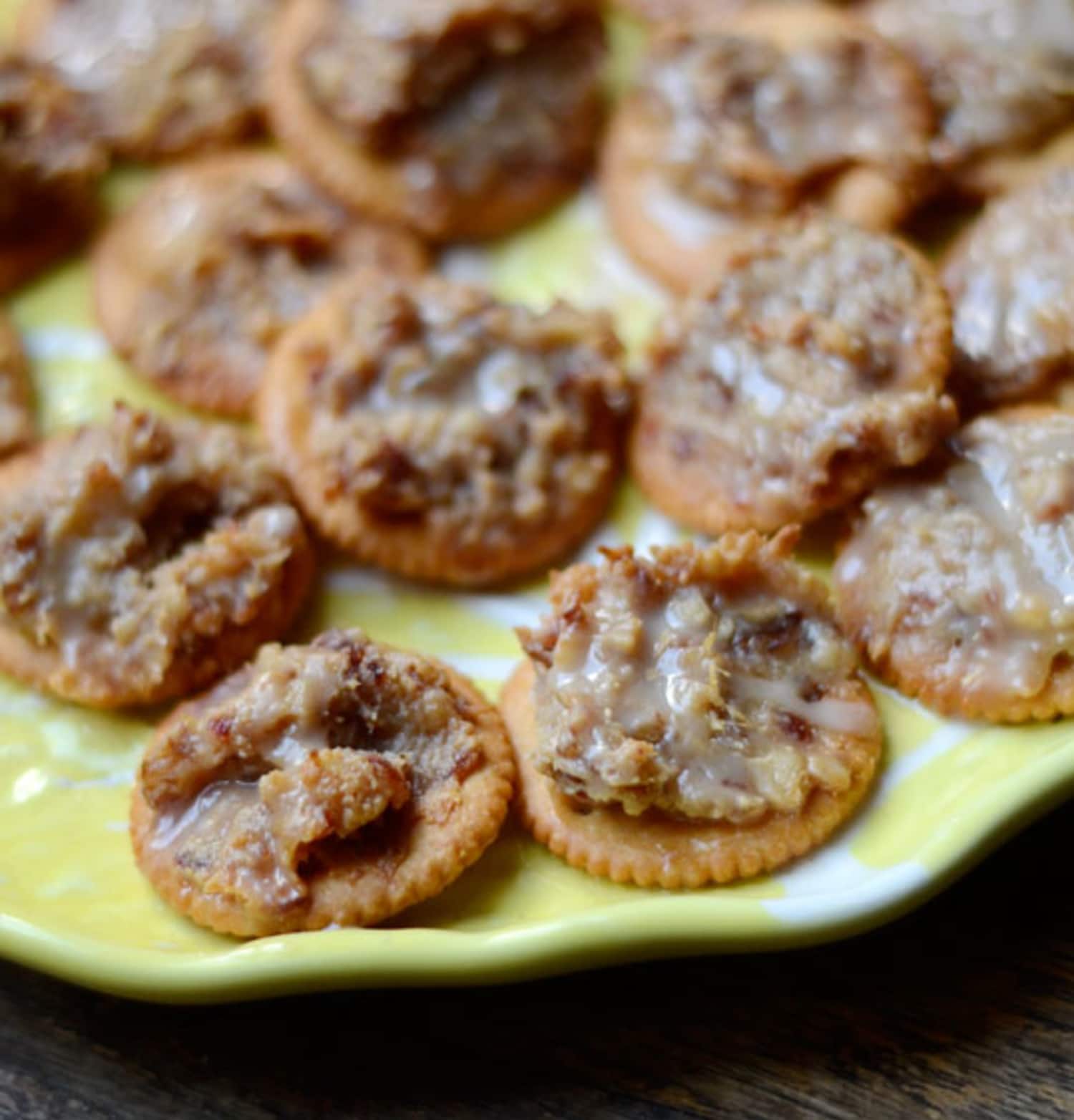Party Recipe Chewy Sweet Salty Ritz Cracker Cookies Kitchn ritz-cracker-chicken-my-baking-addiction