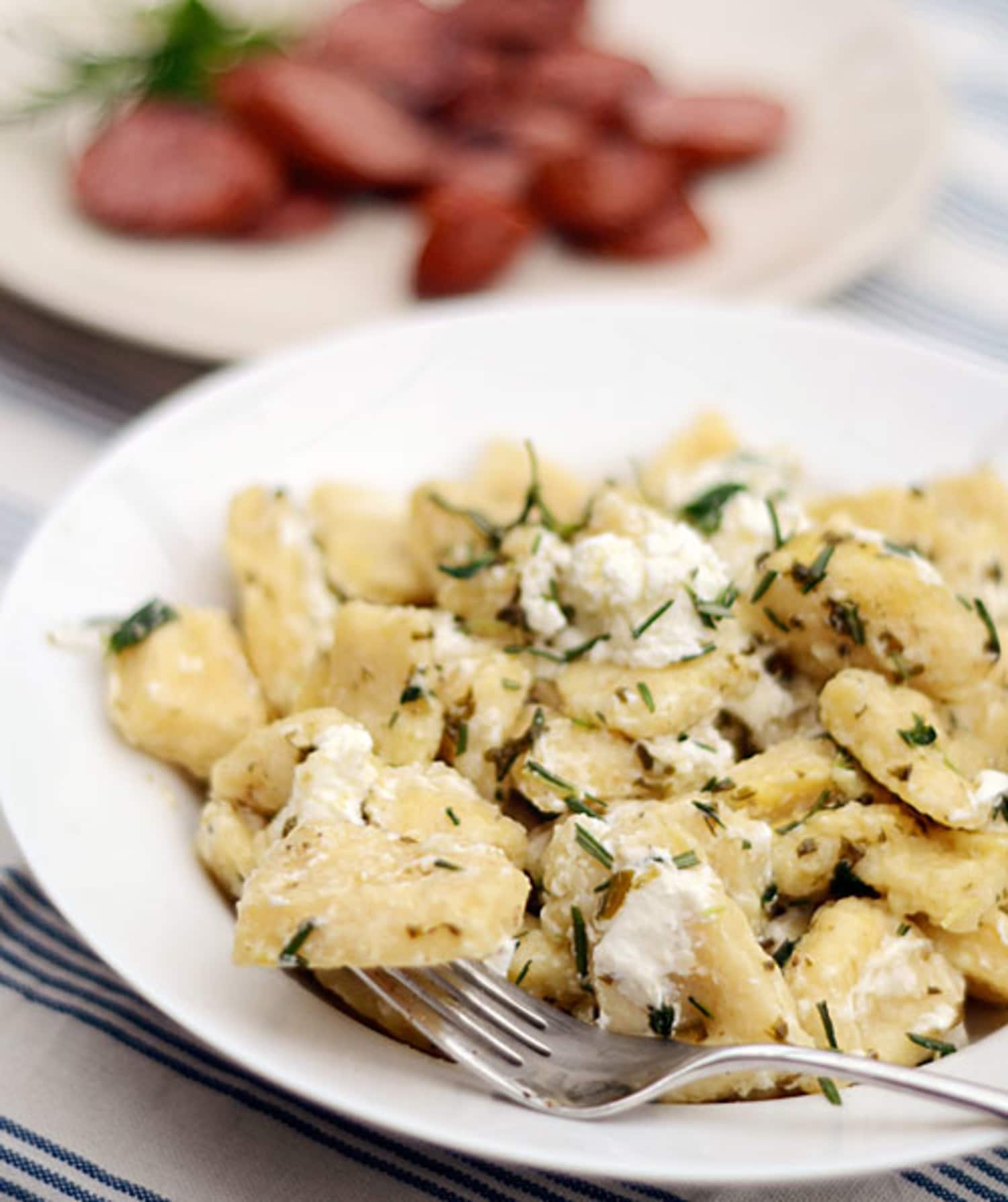 Quick Recipe Ricotta Dumplings with Chèvre & Herbs Kitchn