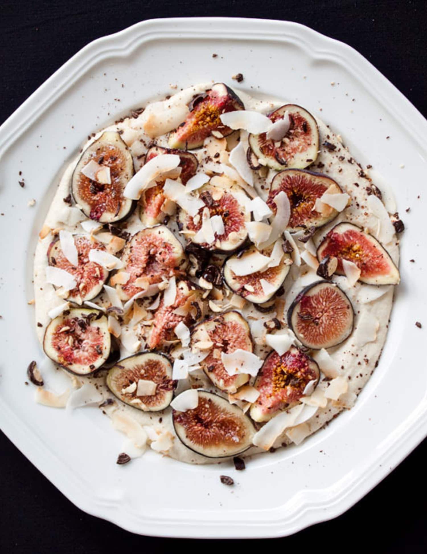 Elegant Raw Recipe Fresh Figs with Cashew Cream Kitchn