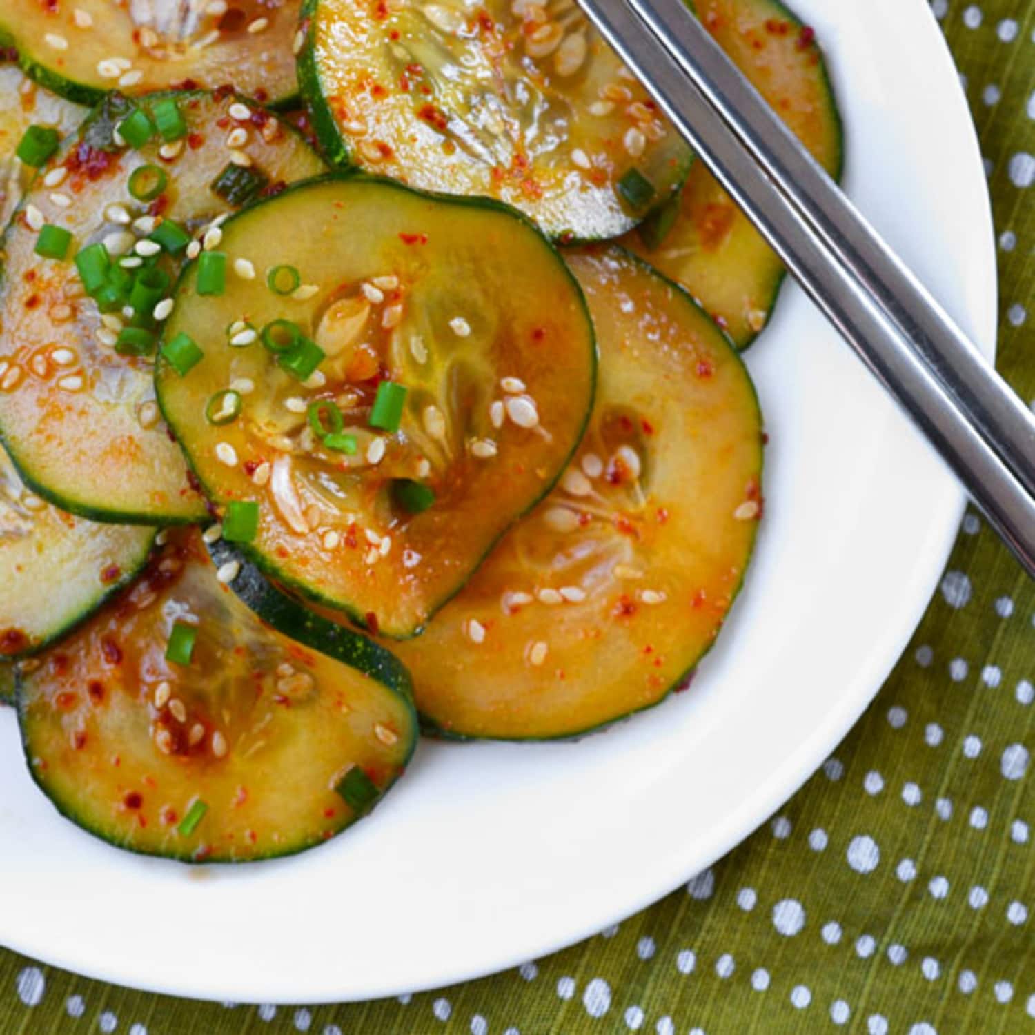 Recipe: Spicy Korean Cucumber Salad | Kitchn