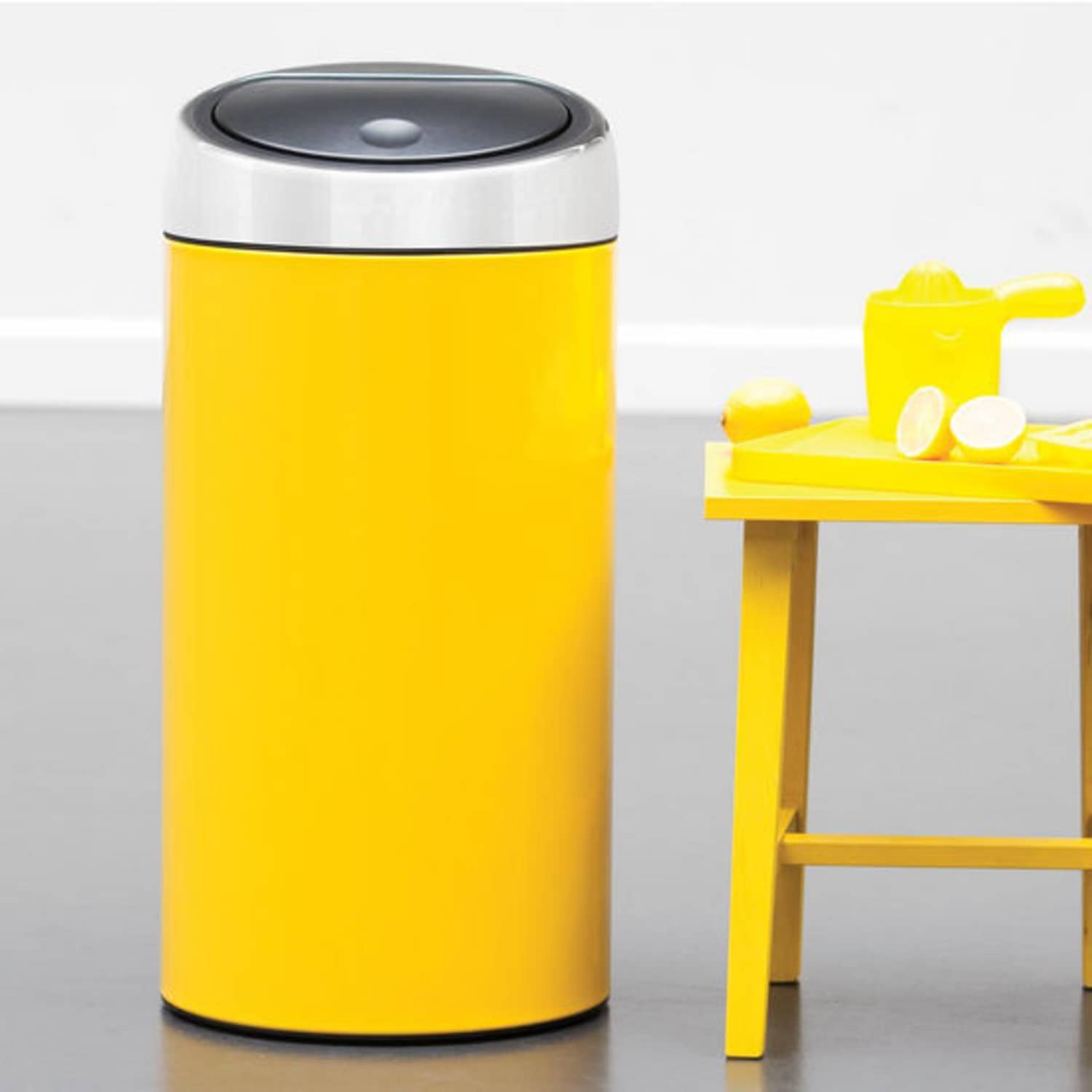 Beyond Stainless Steel Colorful Kitchen Trash Cans from Brabantia Kitchn