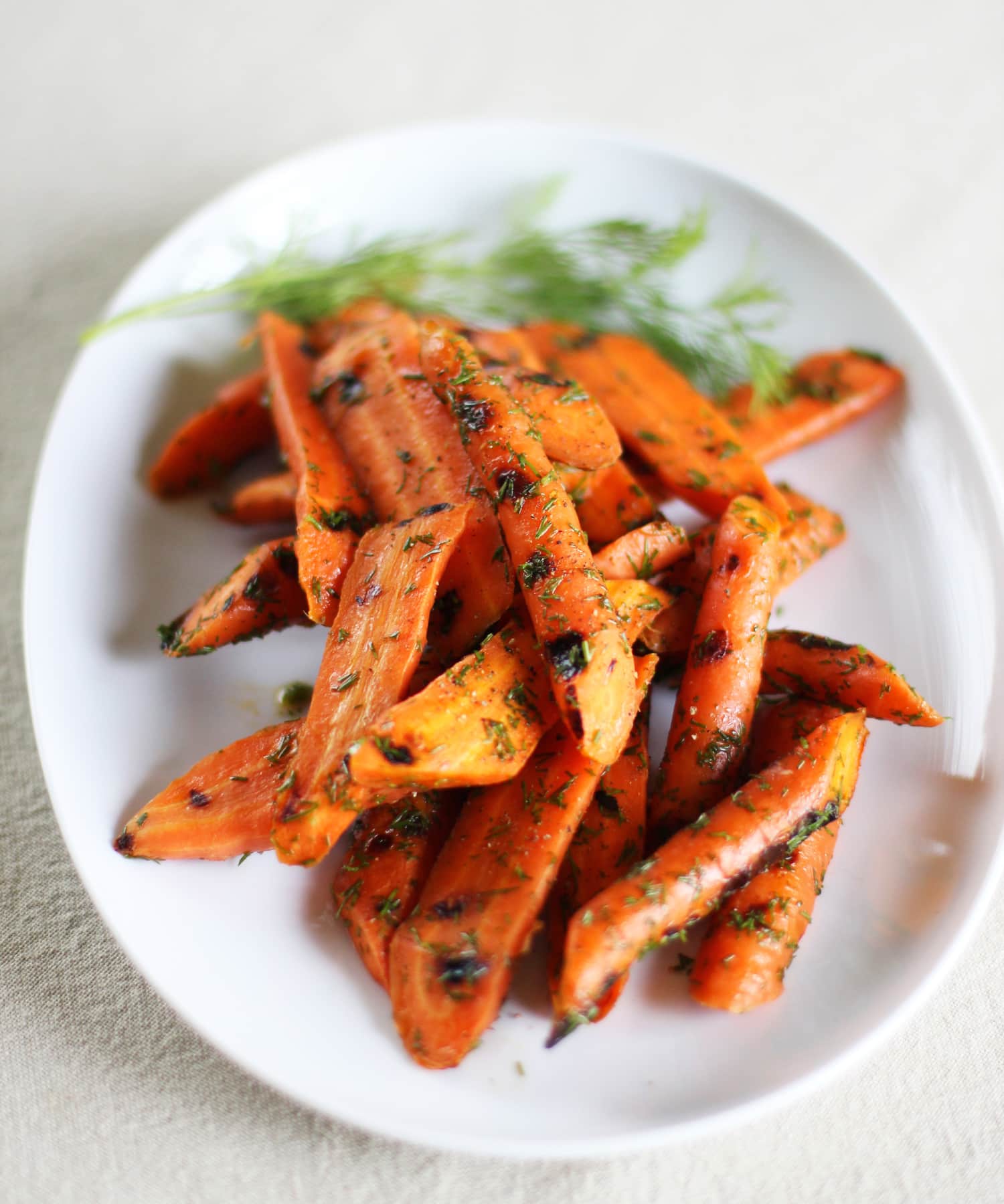 Easy Vegetable Recipe Grilled Carrots with Lemon and Dill Kitchn