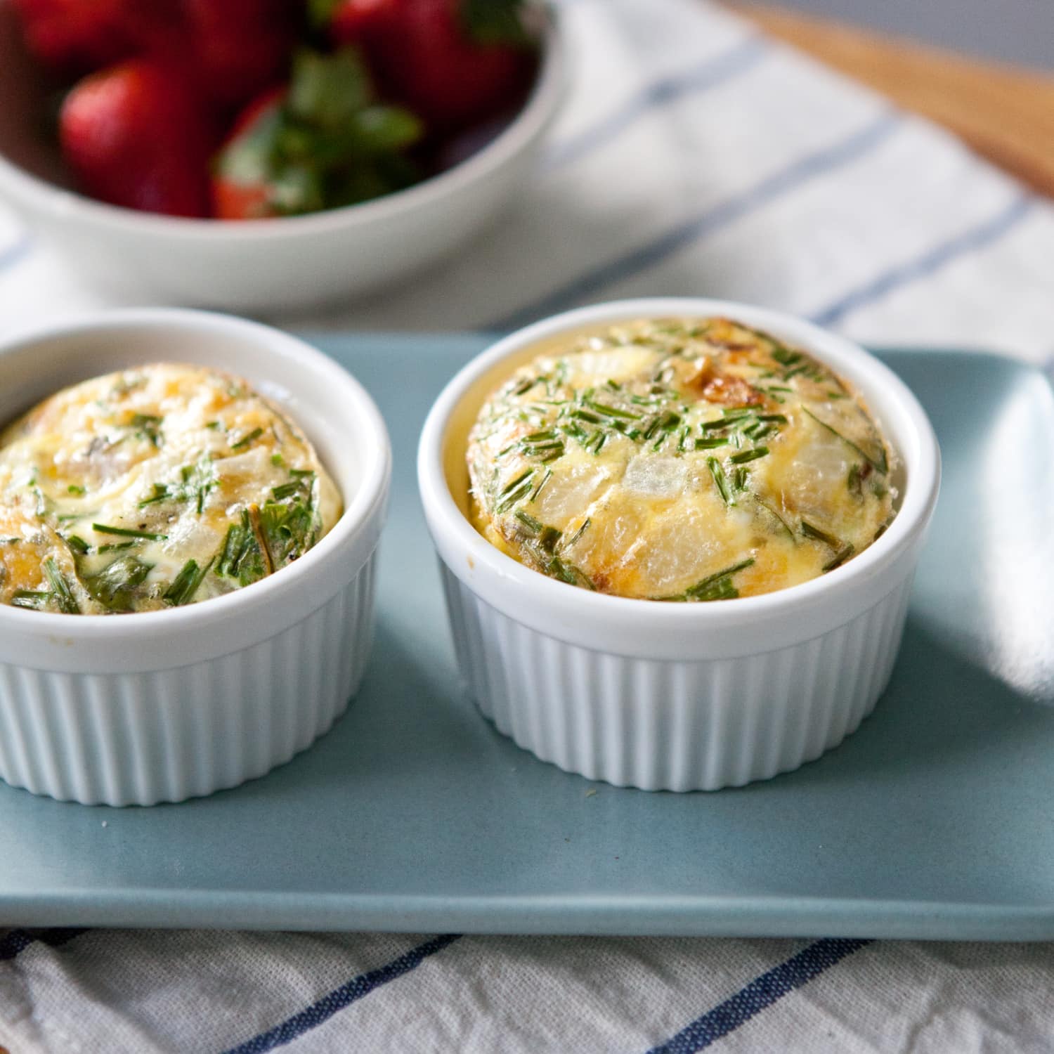 Recipe Ham, Cheddar & Chive Egg Bakes Kitchn