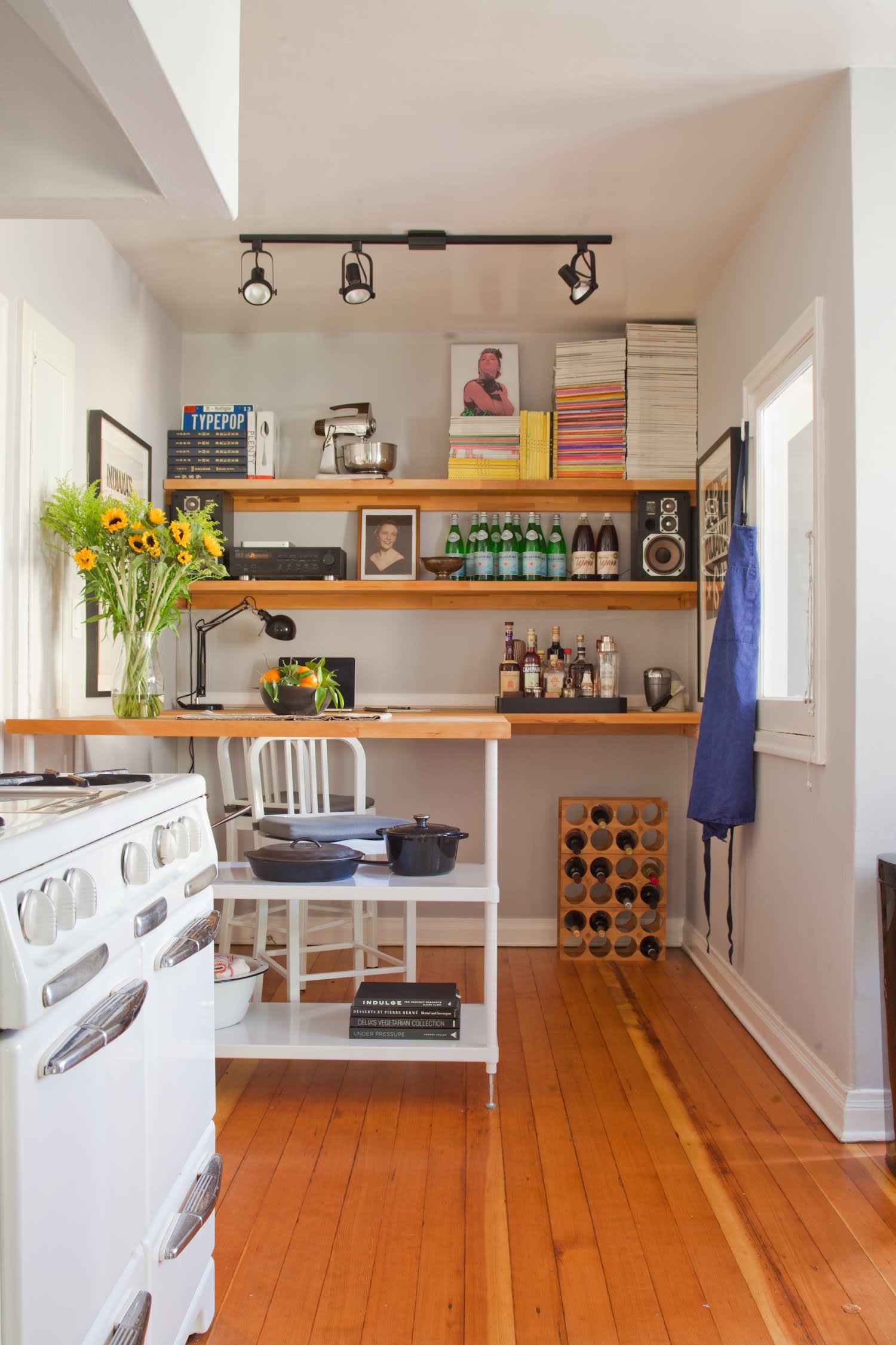 A Kitchen Island, More Storage, and a Home Office Workspace… All In One