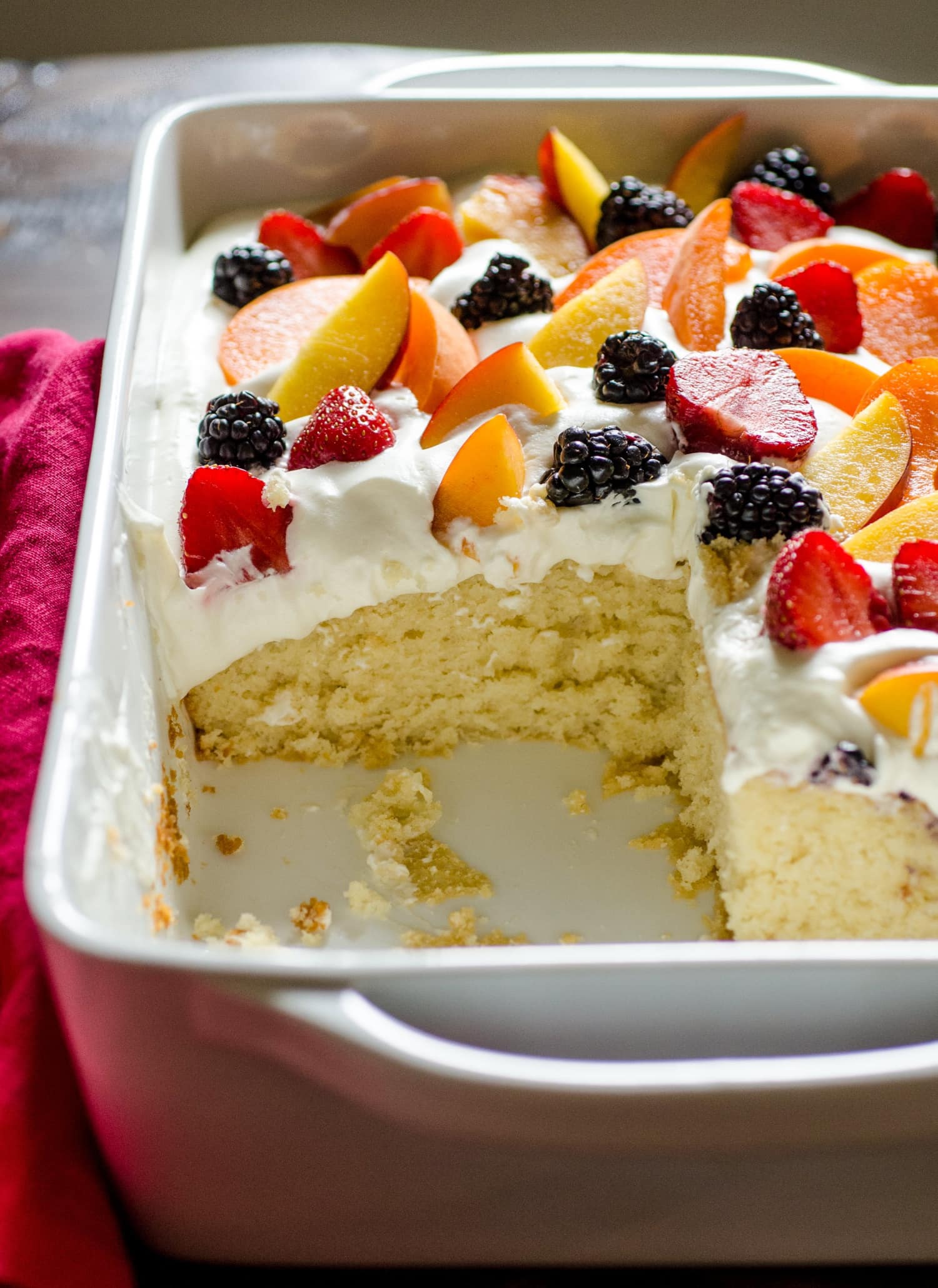 Recipe: Easy Summer Cake with Fruit & Cream | Kitchn