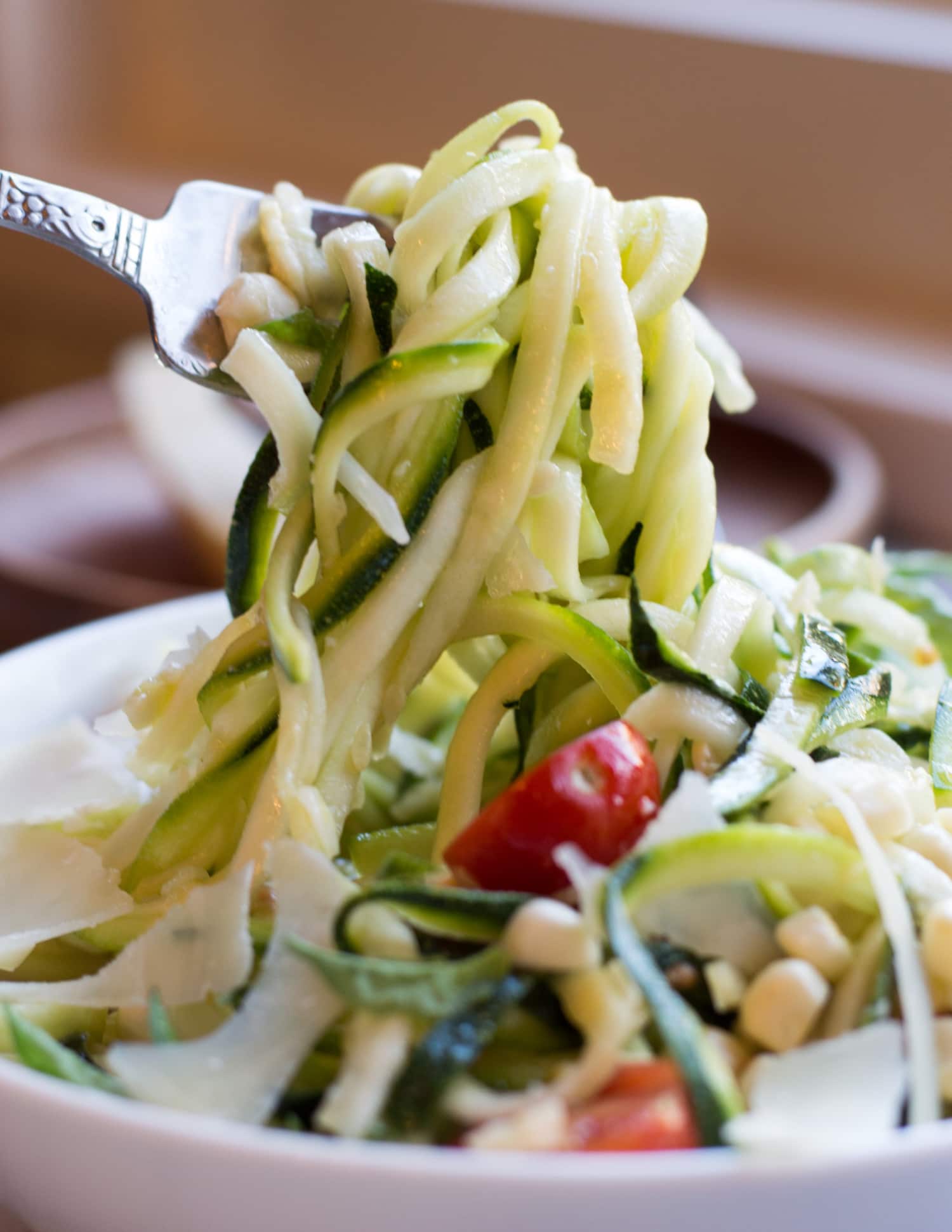 Recipe: Zucchini Noodles with Tomatoes and Corn | Kitchn
