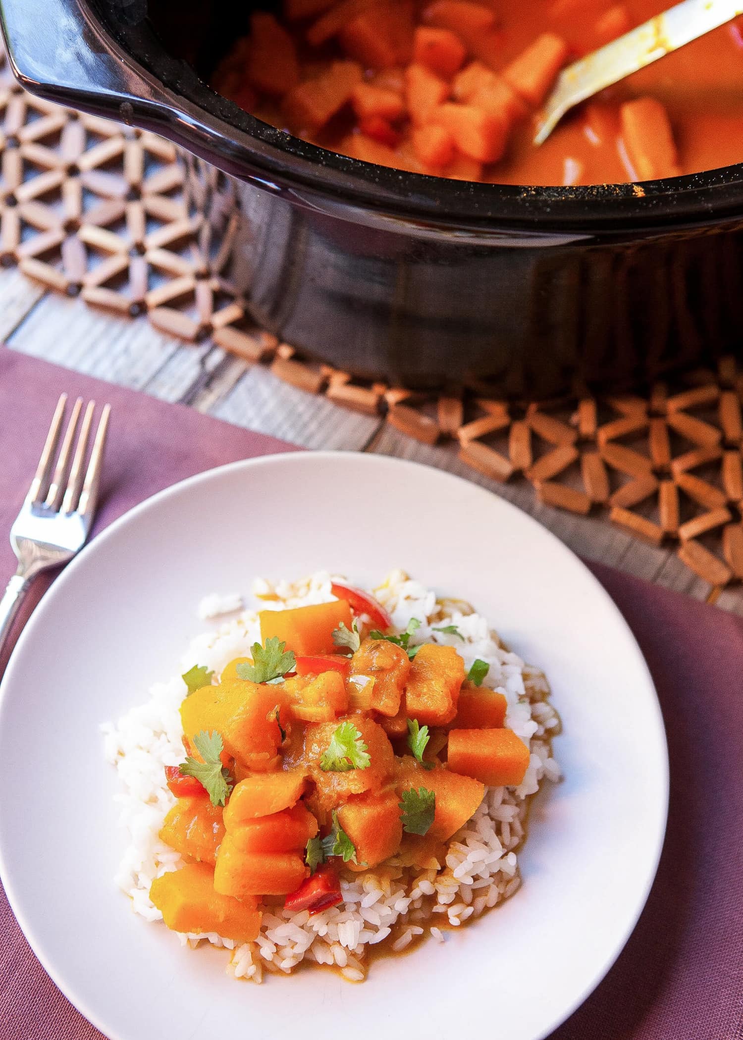 Recipe: Slow Cooker Vegan Pumpkin Curry | Kitchn