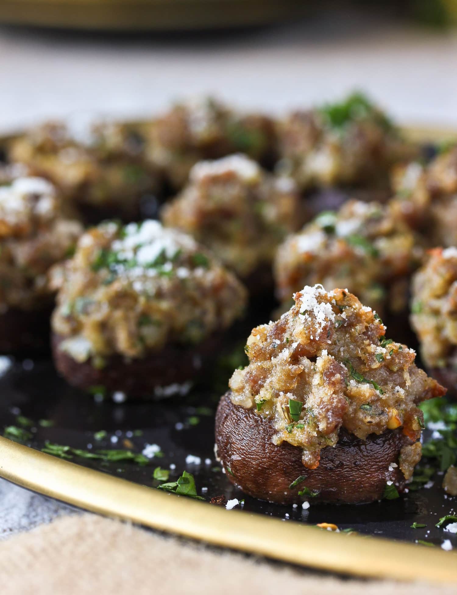 Recipe: Sausage Stuffed Mushrooms | Kitchn
