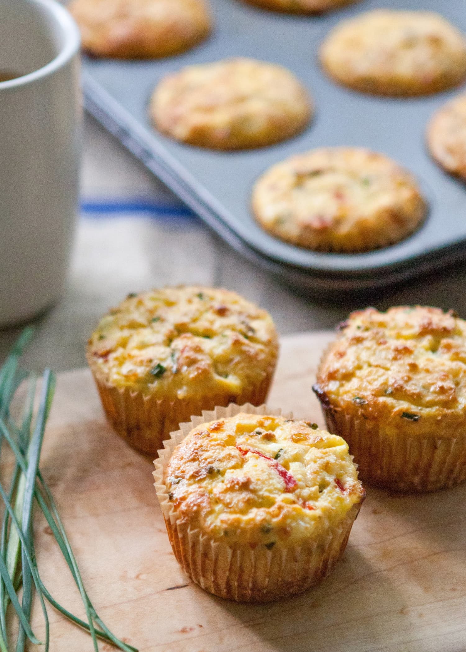 Recipe Cottage Cheese Muffins with Roasted Red Peppers and Feta Kitchn