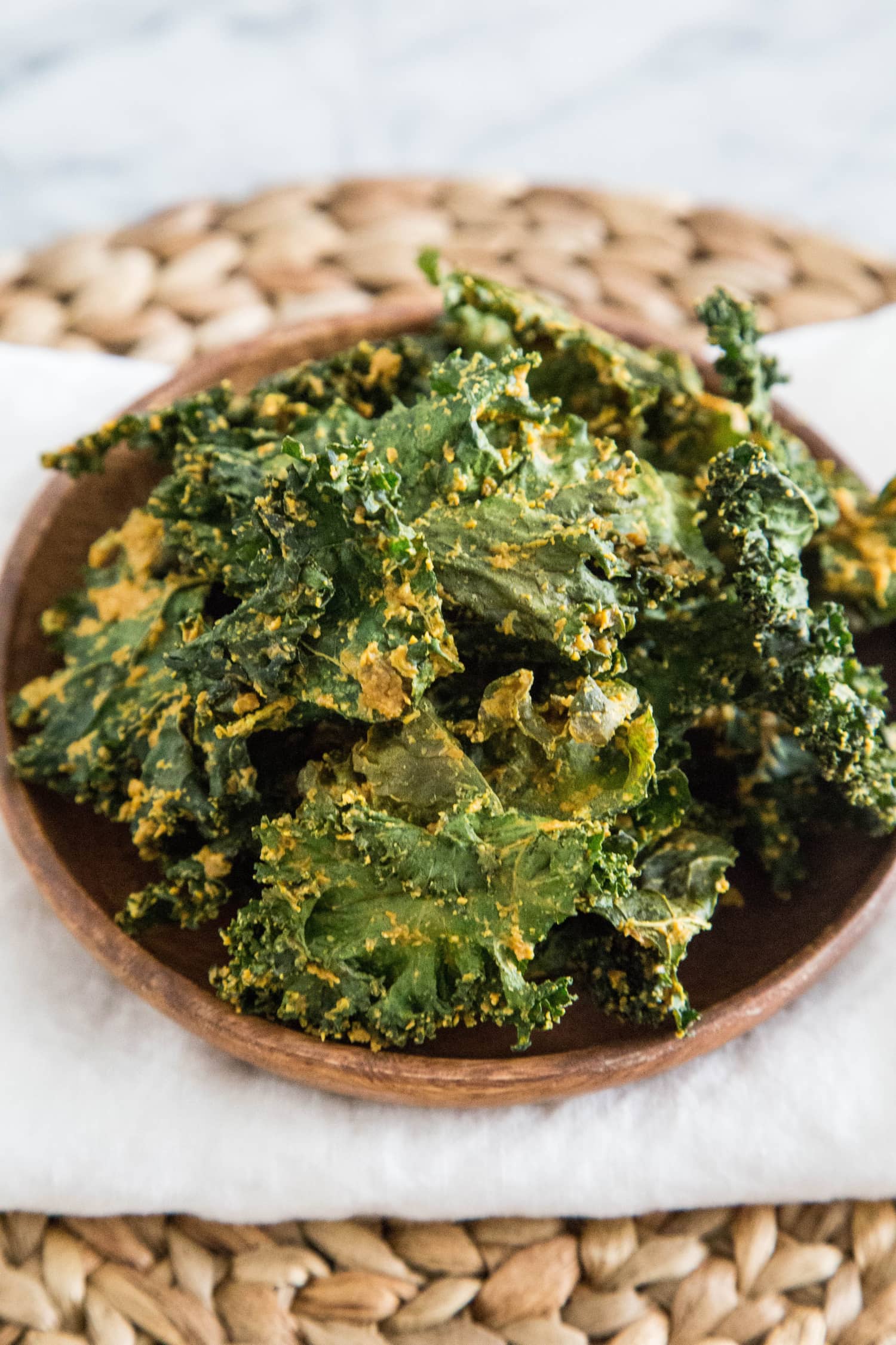 Recipe: Cheesy Vegan Kale Chips | Kitchn