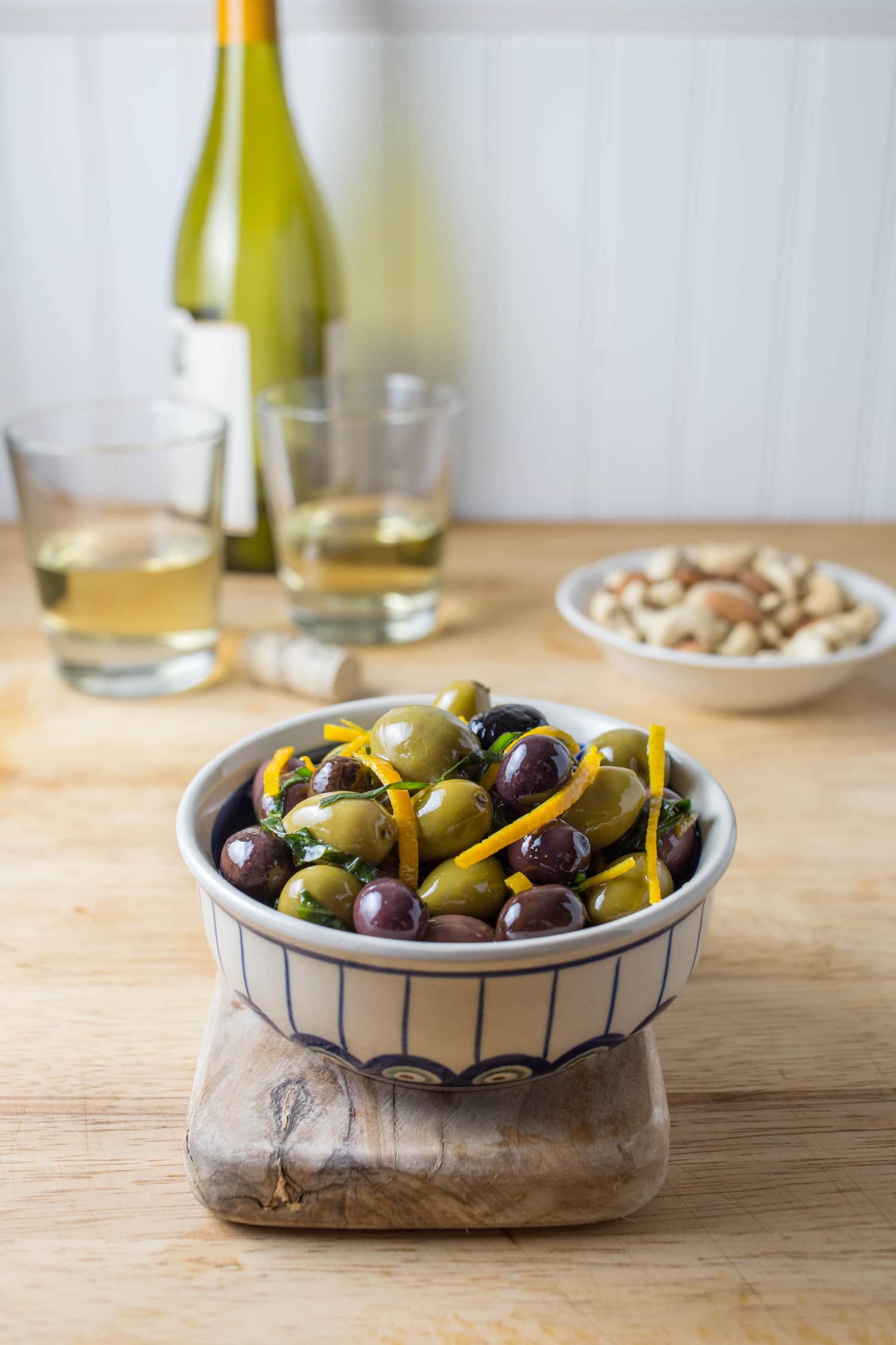 Recipe: Marinated Olives with Basil and Orange Peel | Kitchn