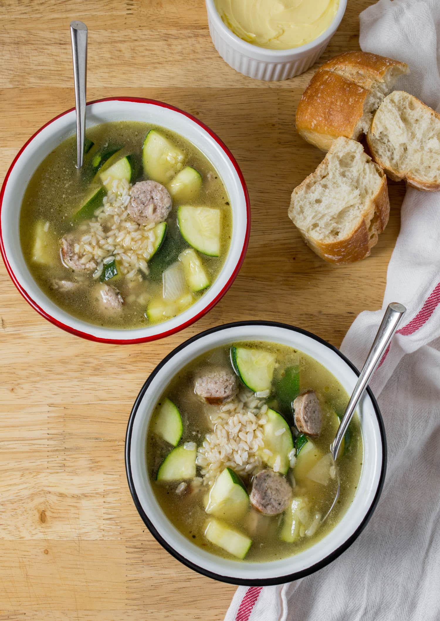 Recipe Sausage and Zucchini Soup Kitchn