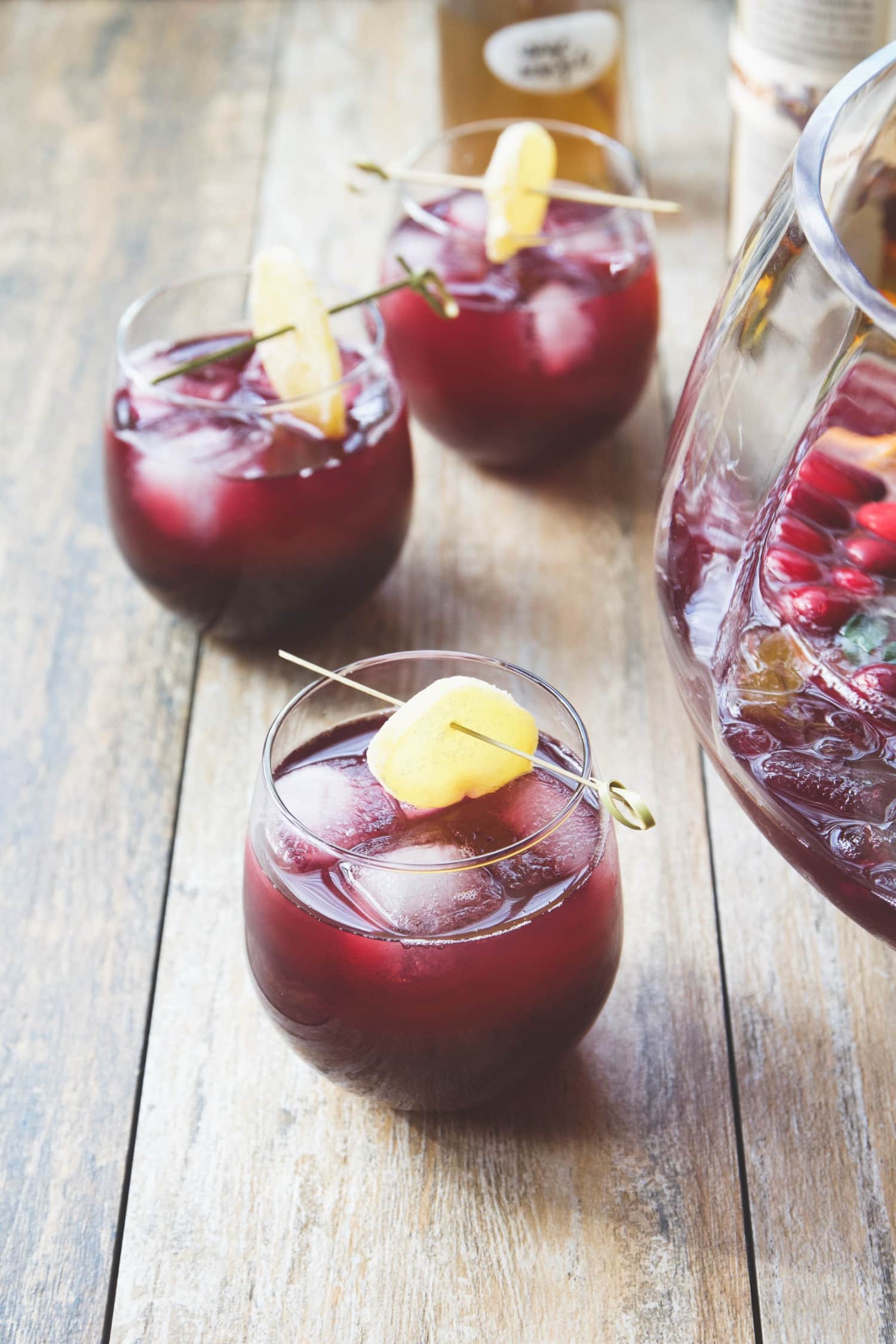 Boxed Wine Pitcher Cocktails: Red Wine, Spiced Apple & Bourbon Cocktail ...