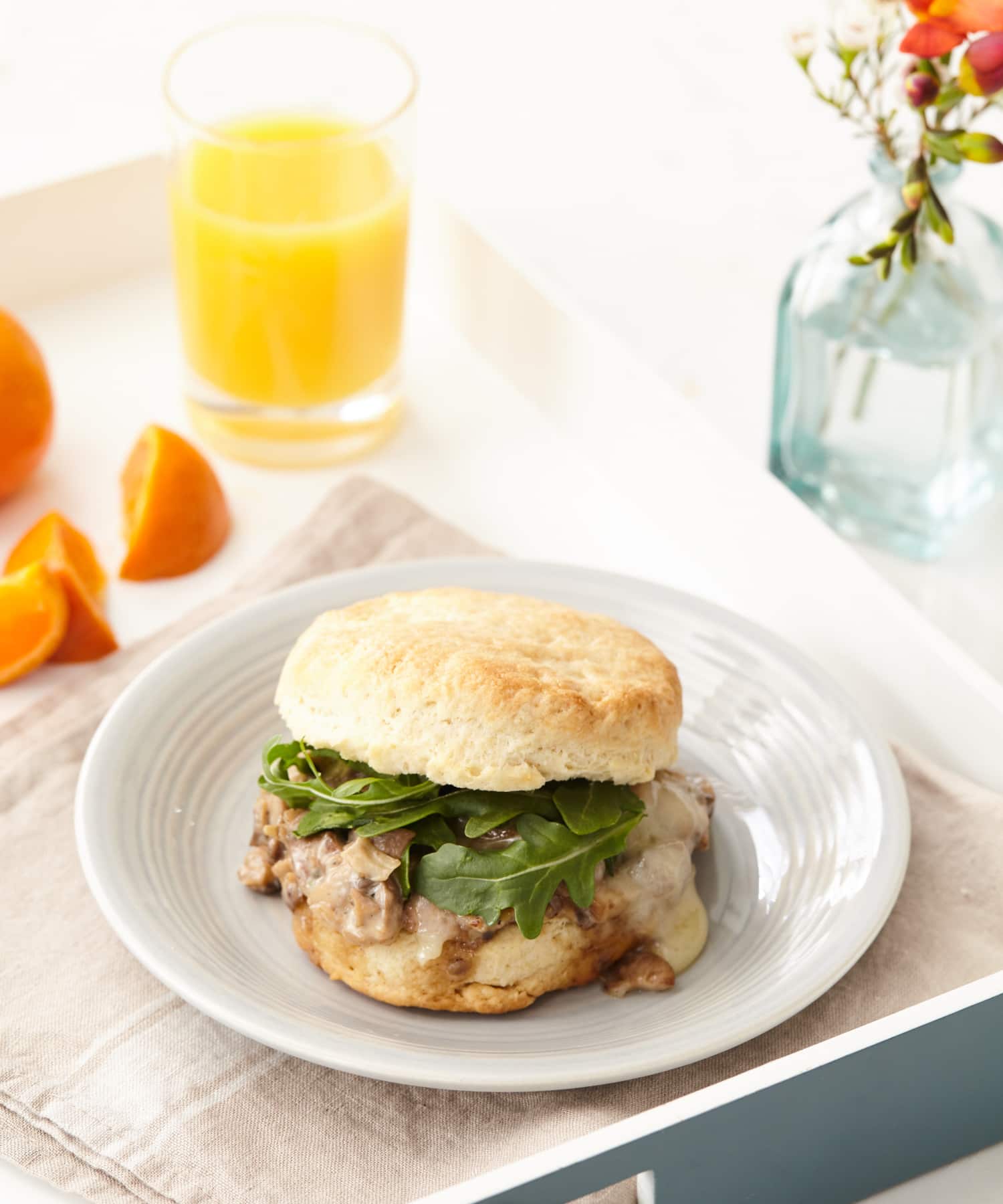 Recipe Vegetarian Biscuit and Gravy Sandwiches Kitchn