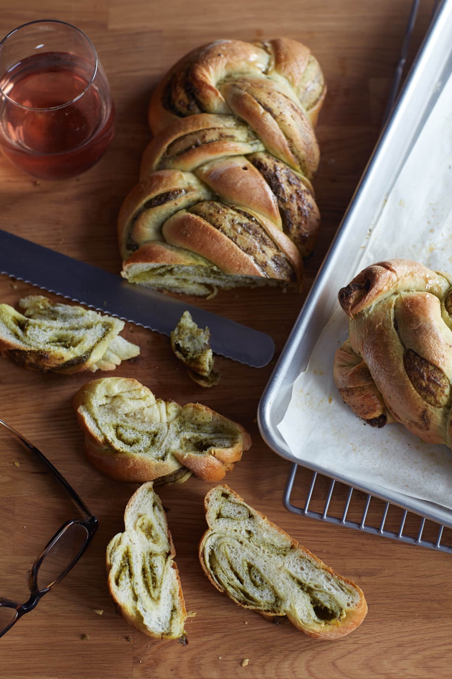 How To Make Braided Pesto Bread Kitchn