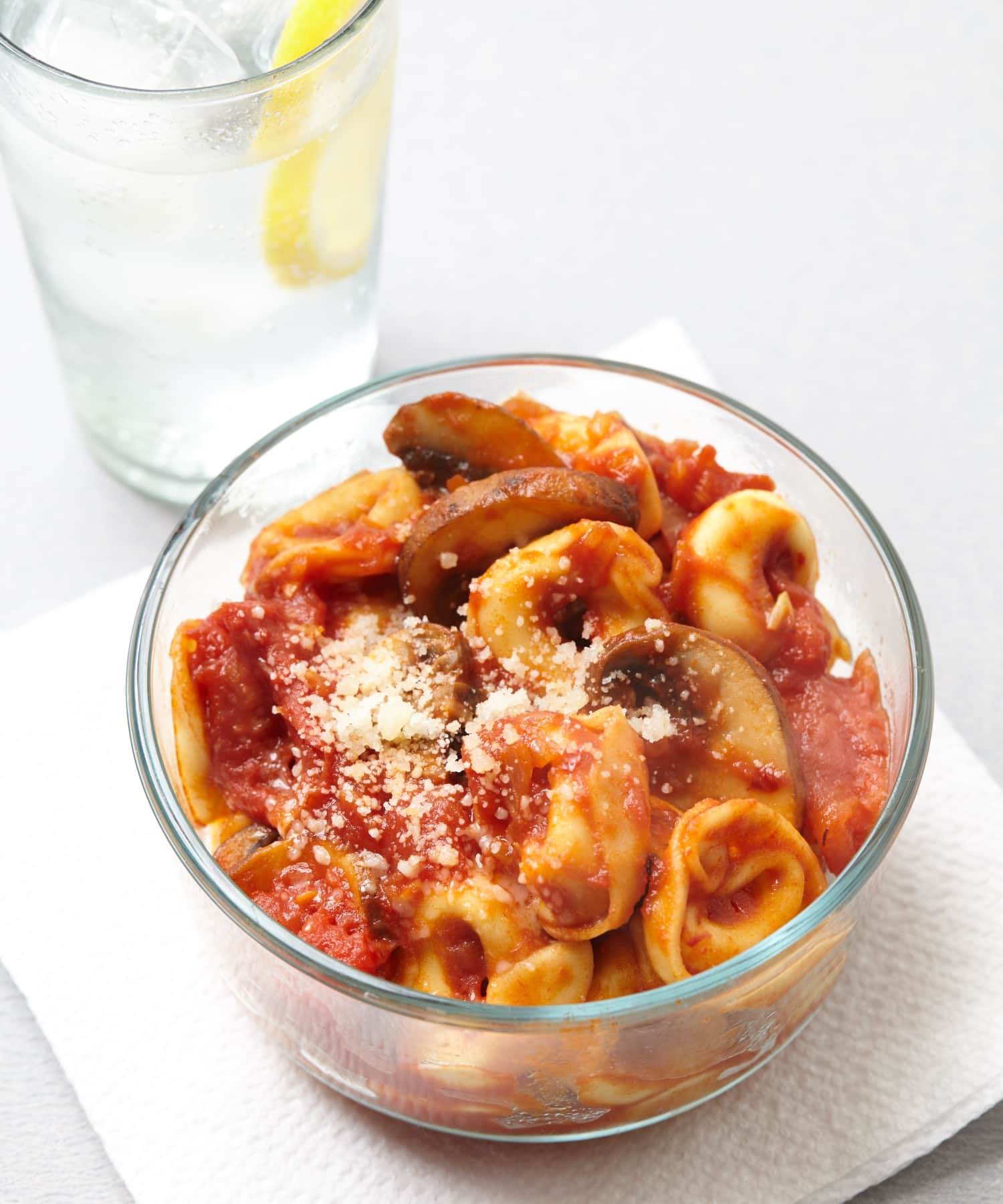 Recipe 20Minute Spicy TomatoMushroom Tortellini Kitchn