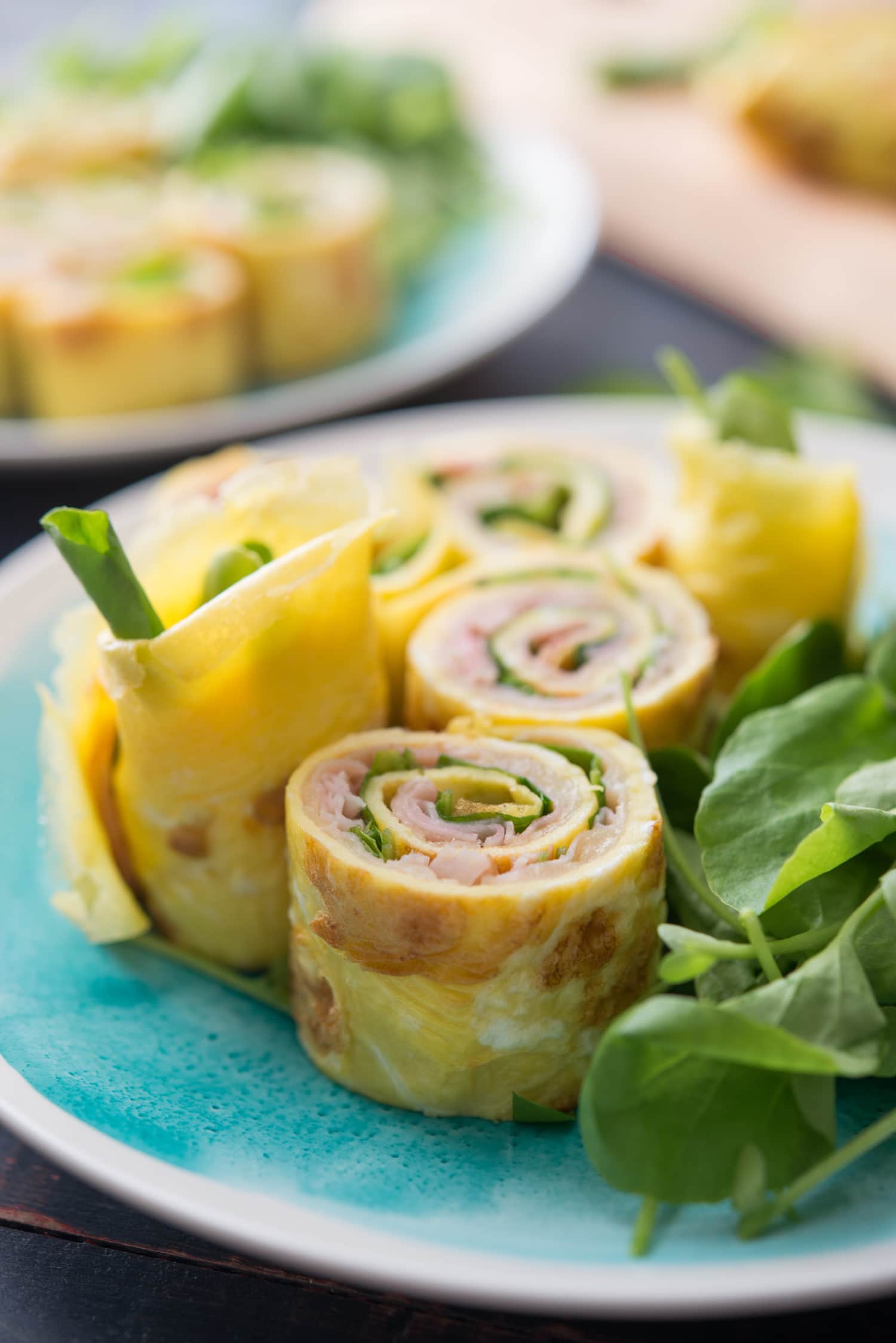 Recipe Egg Wraps with Ham and Greens Kitchn