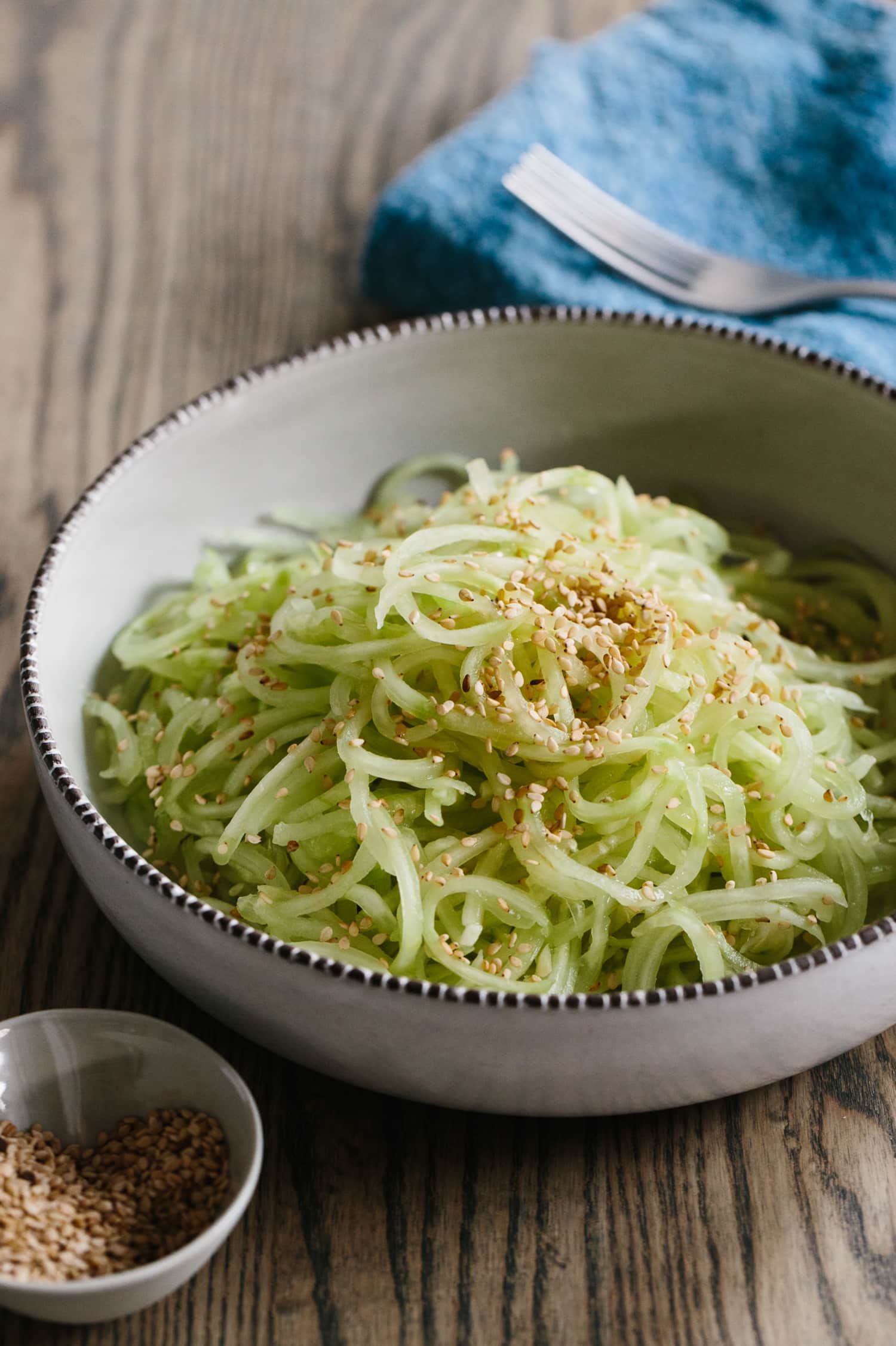 Recipe: Chilled Cucumber Noodles with Sesame Dressing | Kitchn