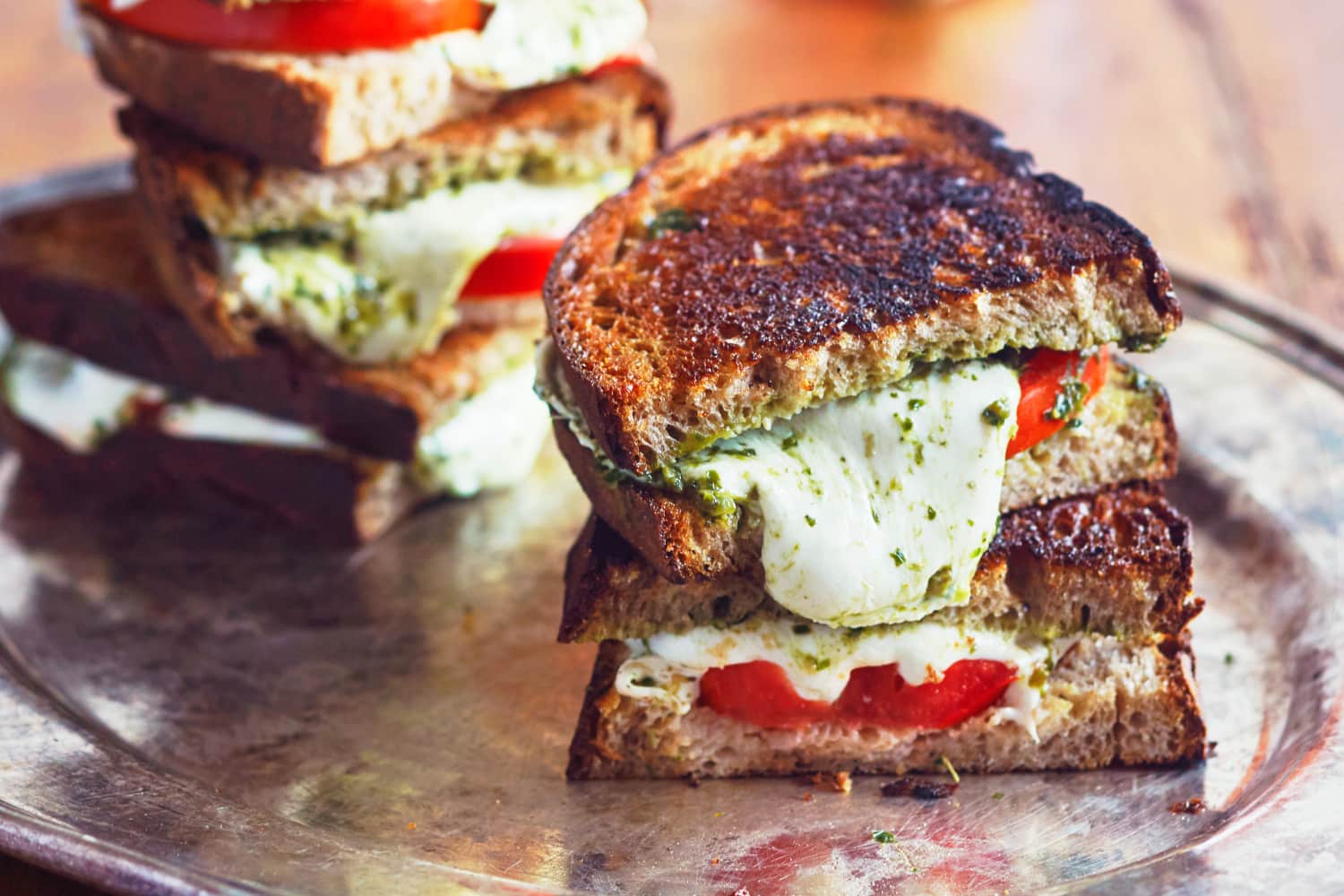 Recipe Caprese Grilled Cheese Kitchn