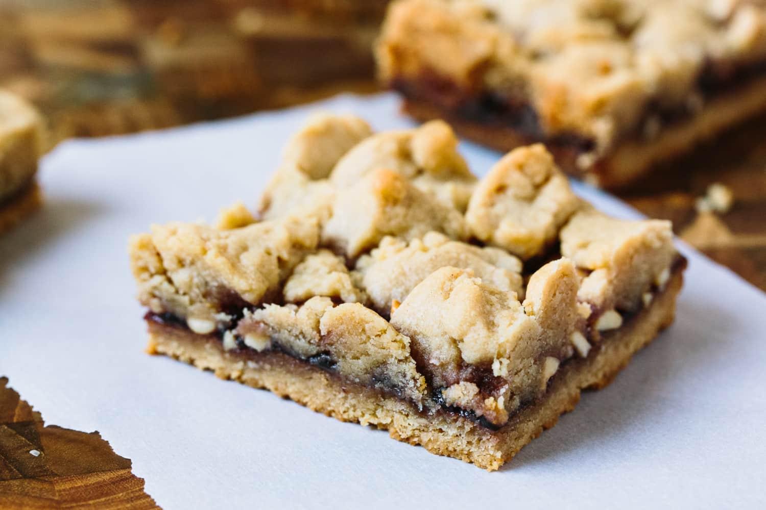 Recipe: PB&J Crumble Bar Cookies | Kitchn