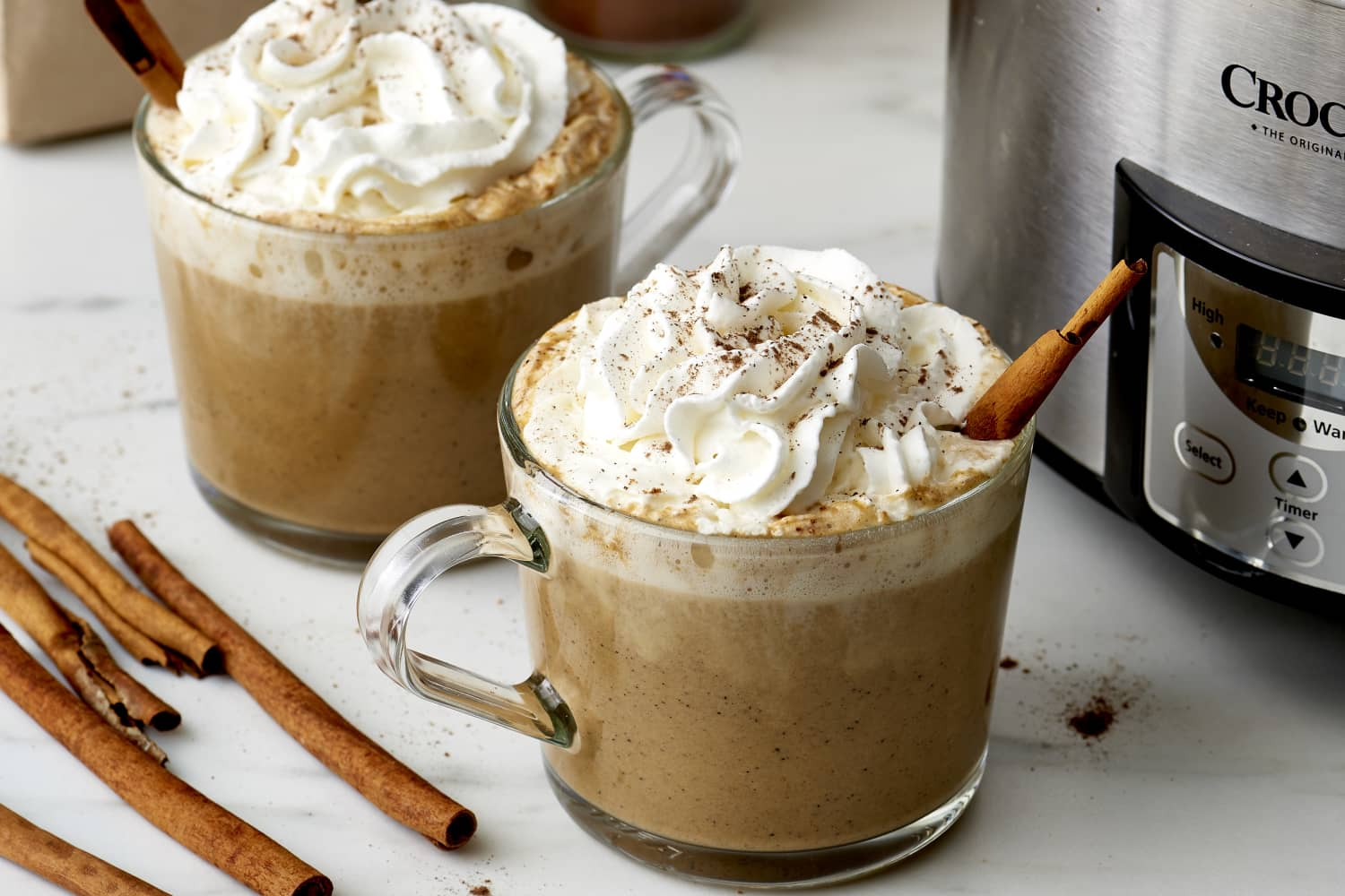 Recipe Slow Cooker Pumpkin Spice Lattes Kitchn