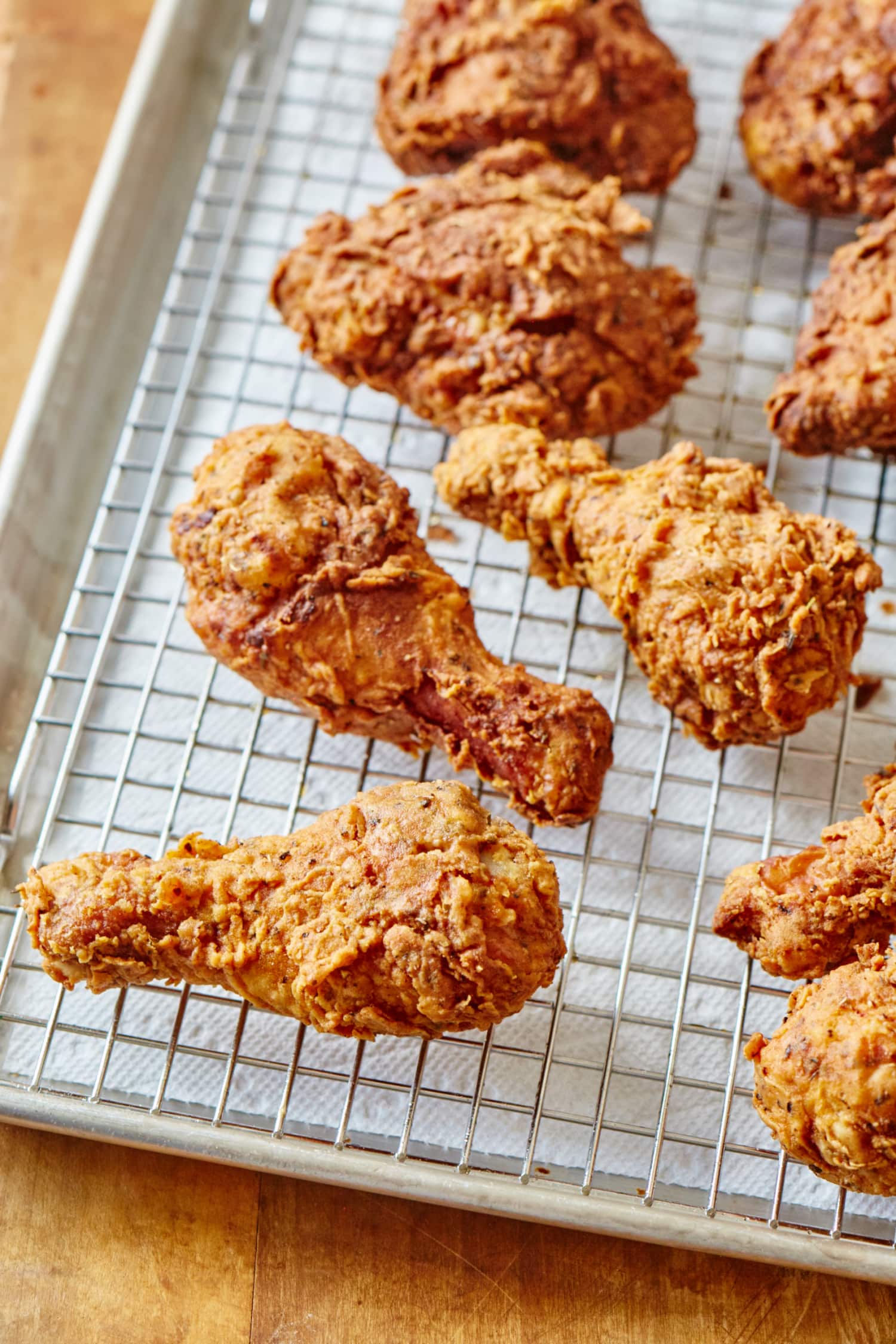 How to make crispy, juicy fried chicken