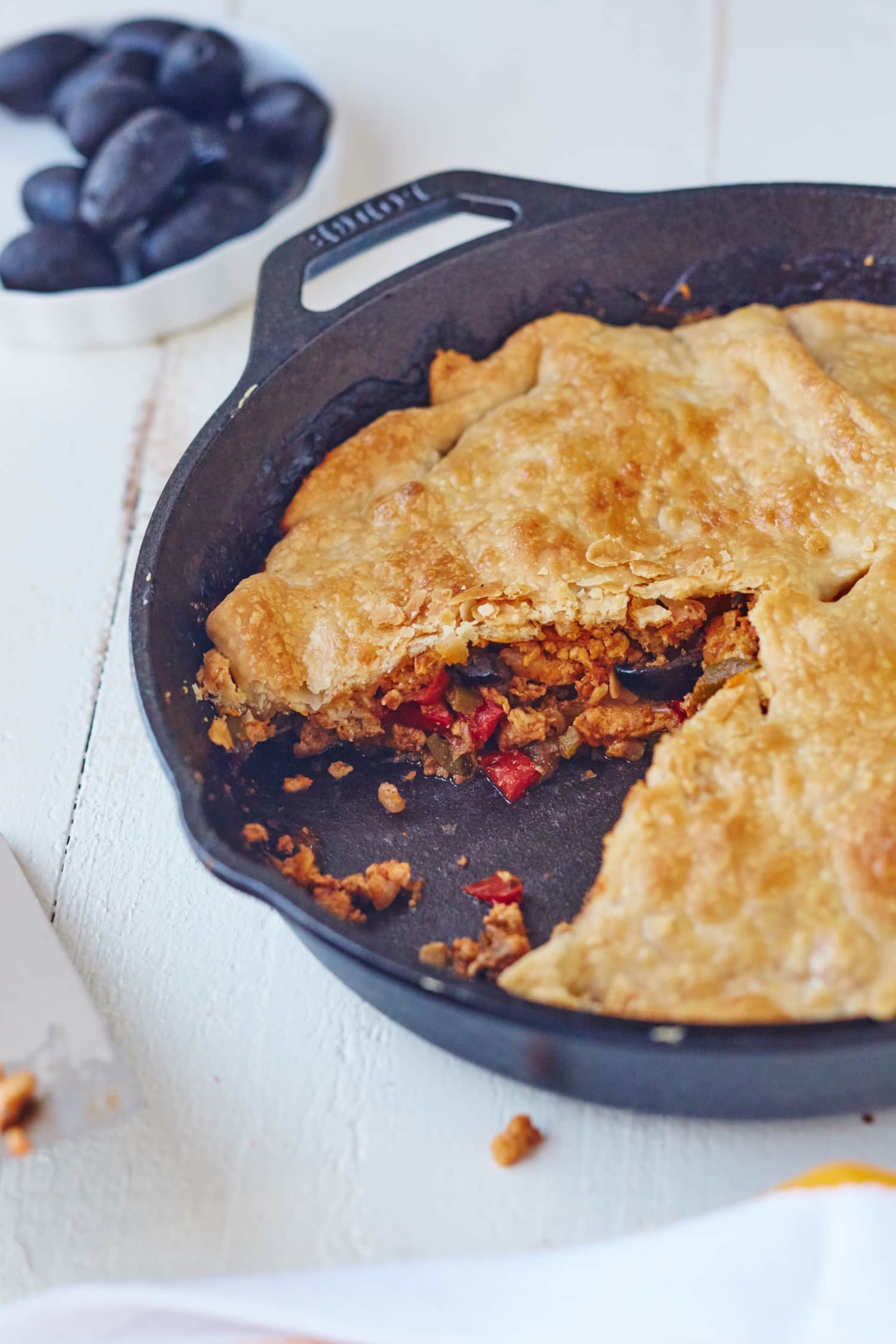 Recipe Skillet Chicken Empanada Pie Kitchn