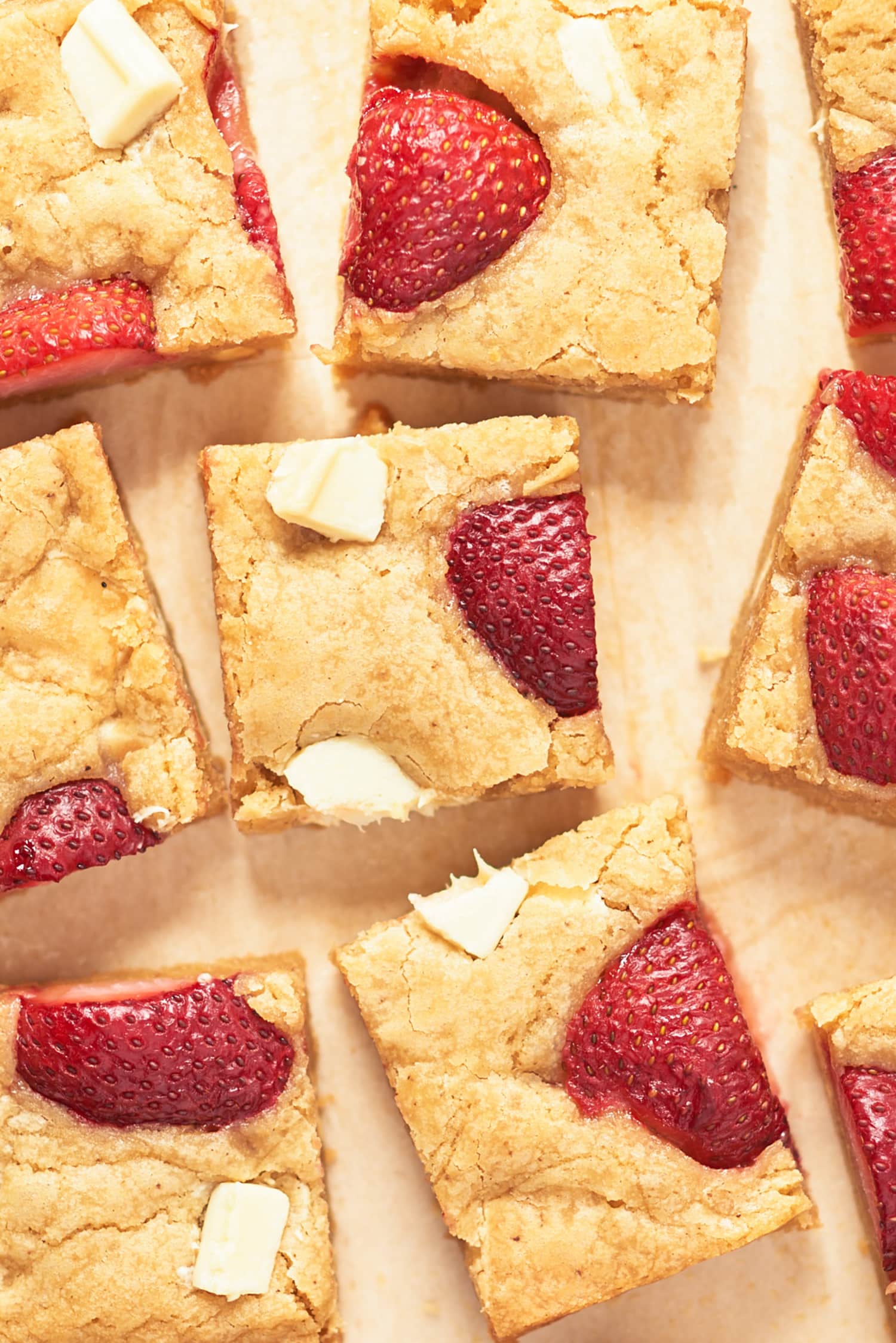 Recipe Strawberry Blondies Kitchn