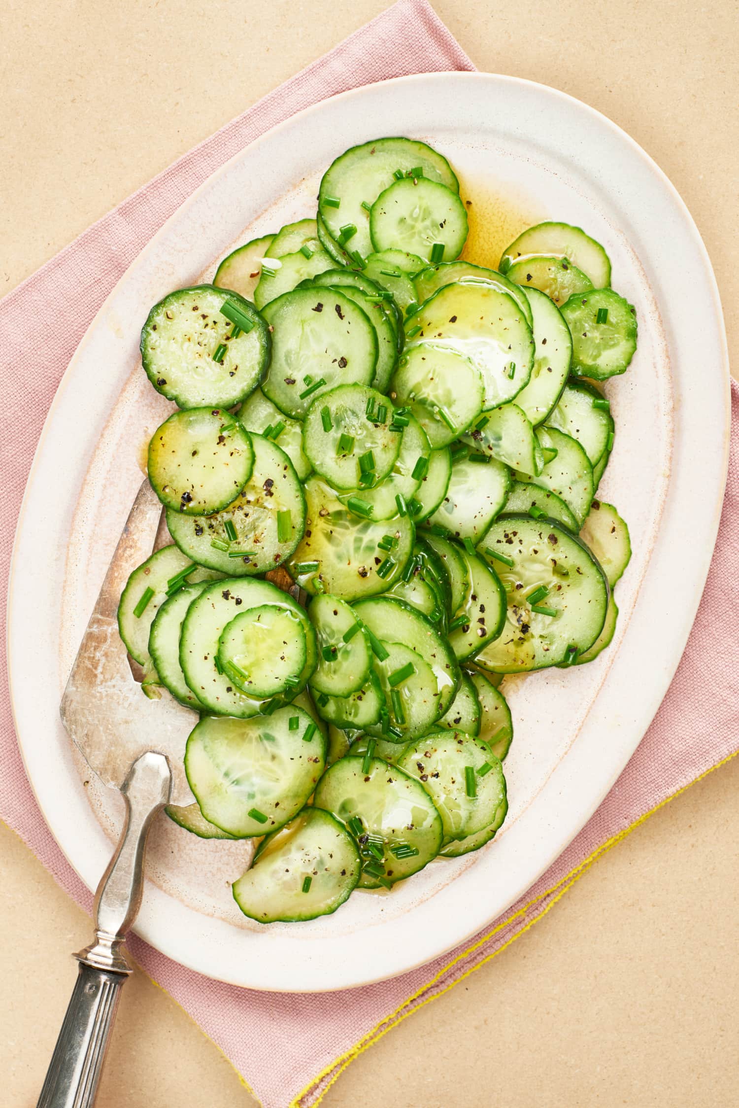 Recipe: The Easiest Tangy Cucumber Salad | Kitchn