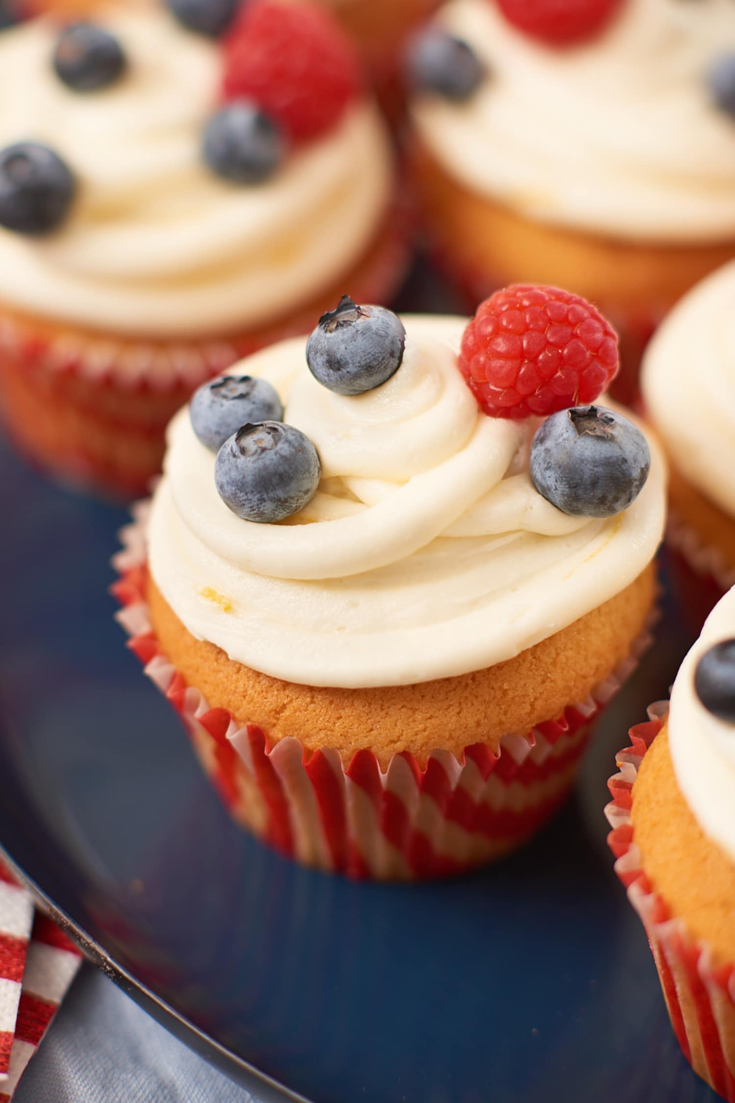 Recipe: Very Berry 4th of July Cupcakes | Kitchn