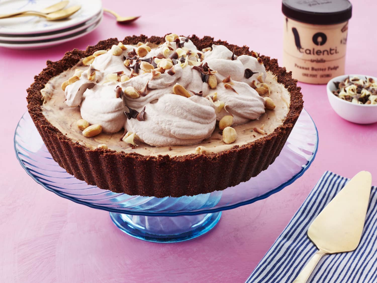 Recipe Double Chocolate Peanut Butter Frozen Pie Kitchn