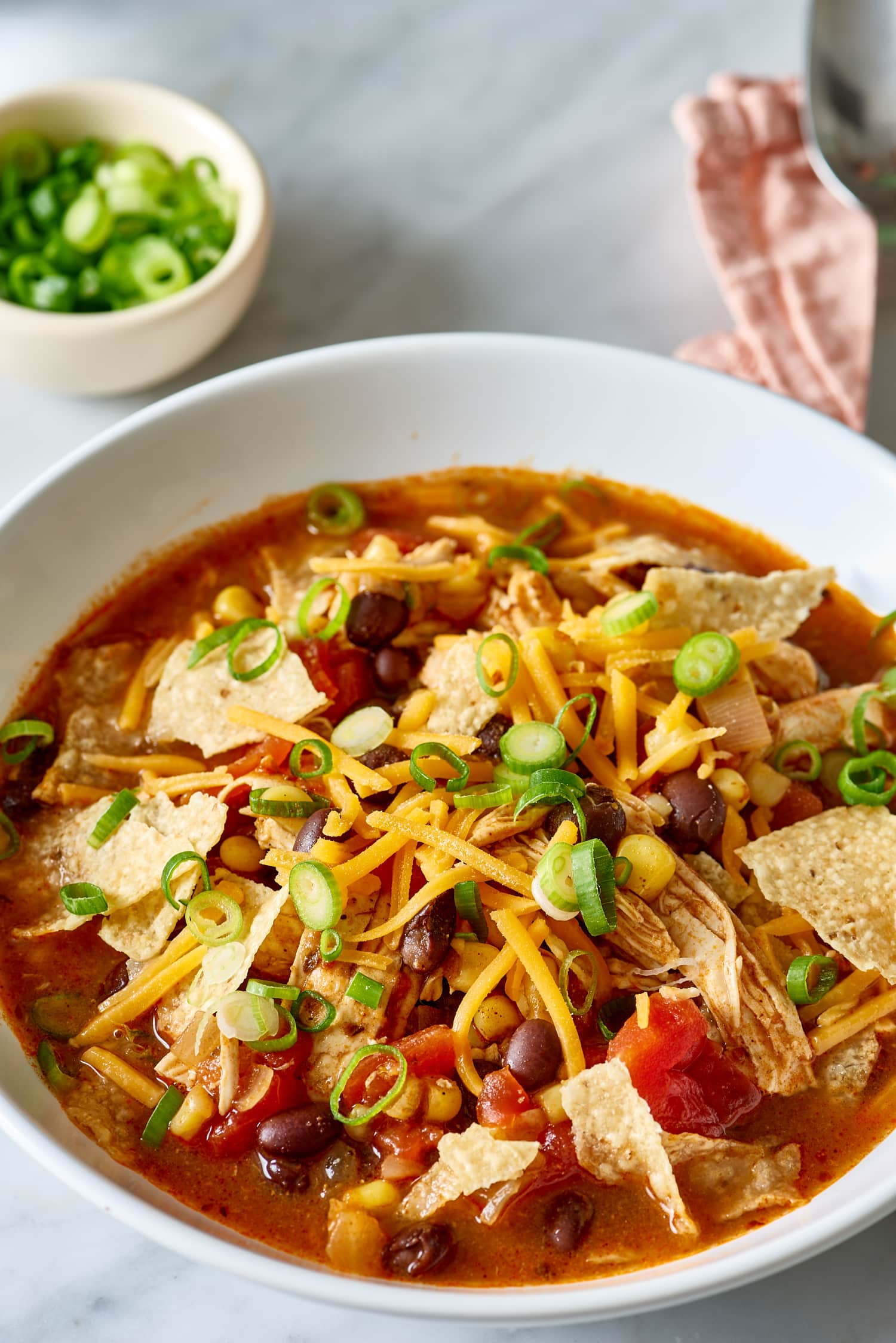 Recipe: Easy One-Pot Chicken Taco Soup | Kitchn
