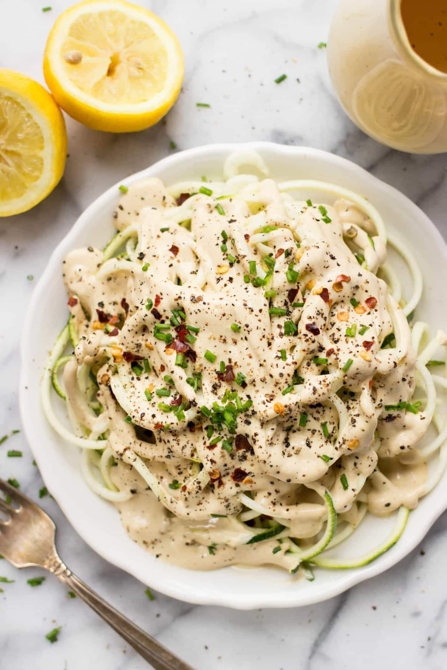 Guess the Secret Ingredient in These Creamy Lemon Zoodles Kitchn