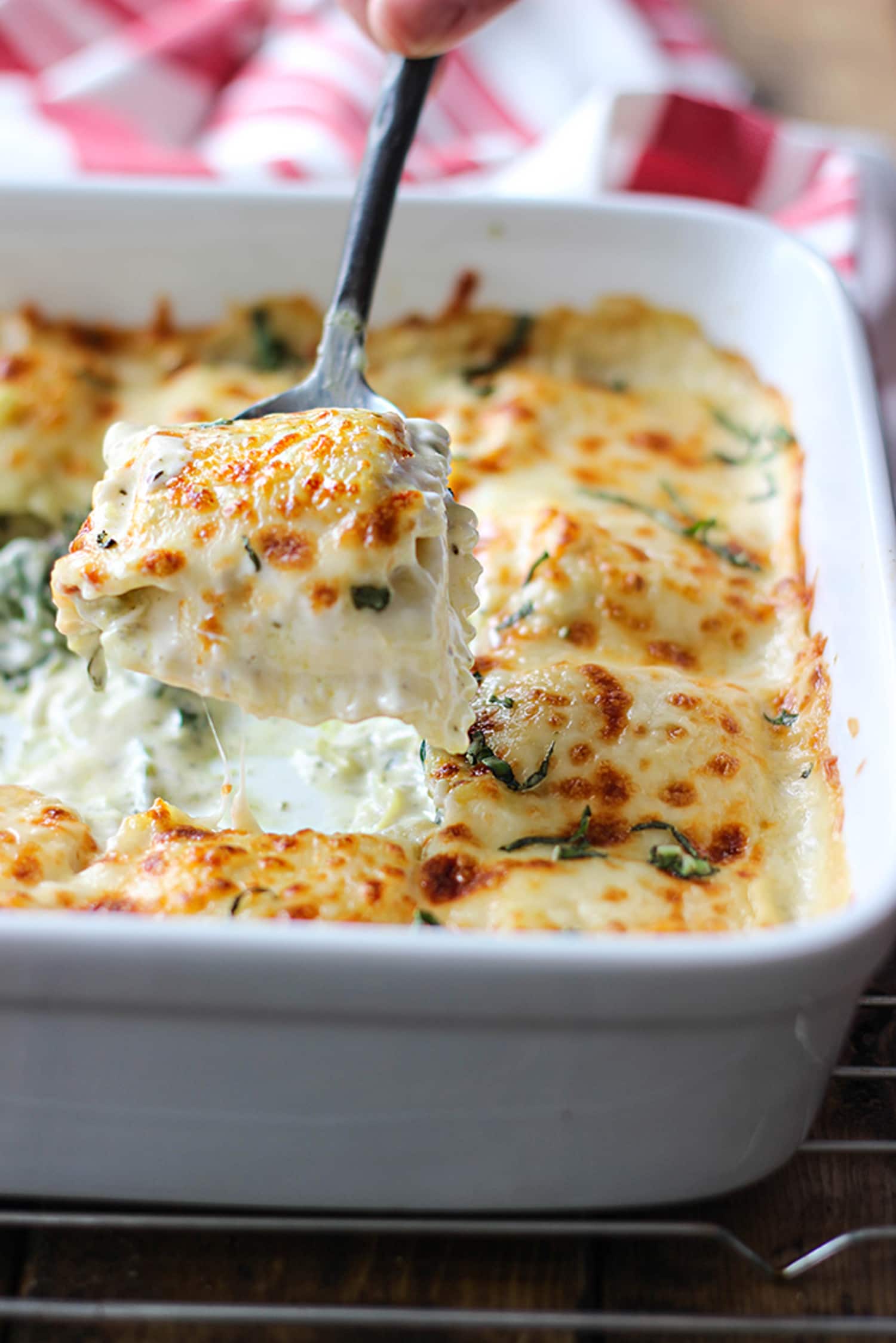 This Spinach and Artichoke Ravioli Bake Is a Cheesy Dream | Kitchn