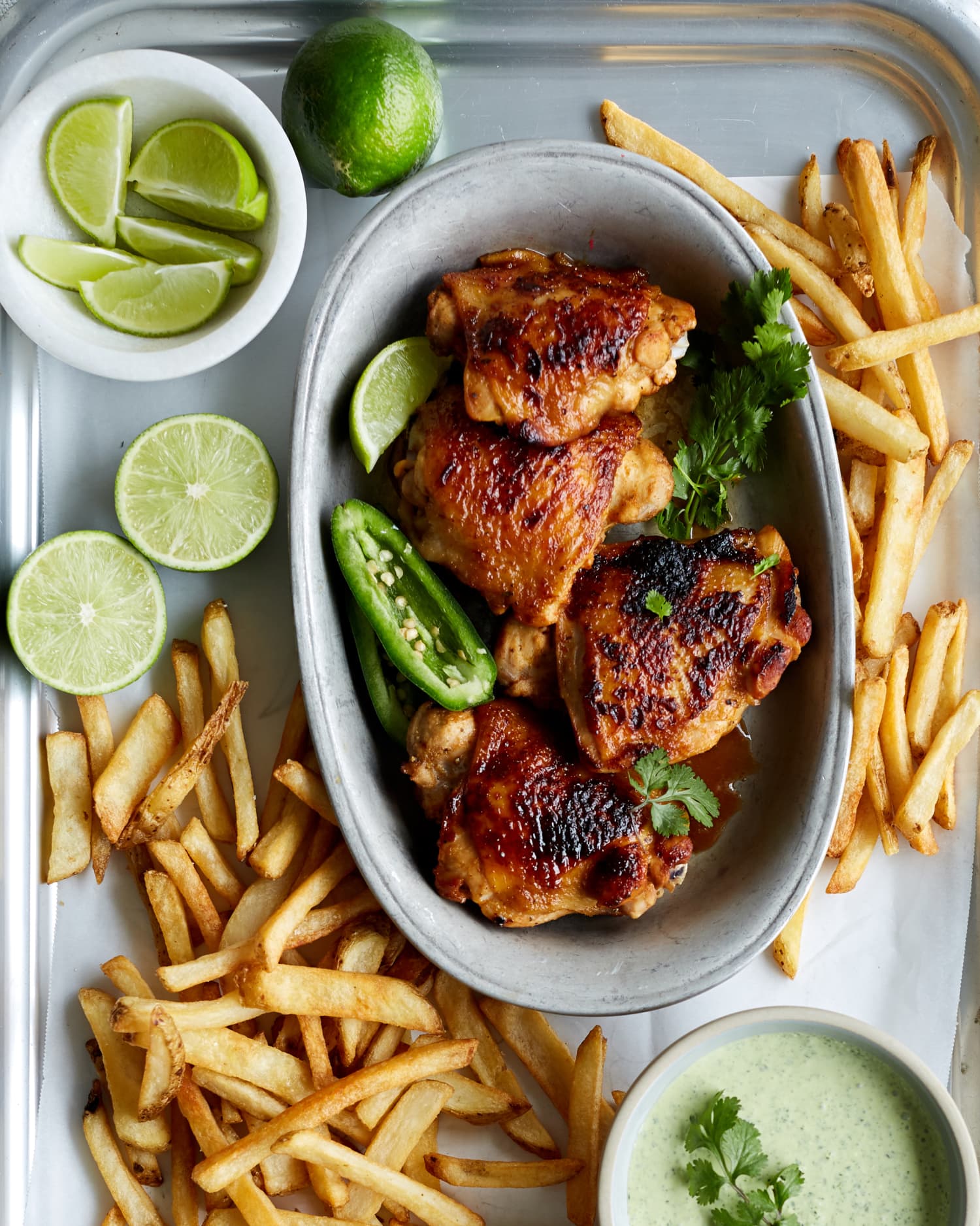 Recipe: Peruvian Roasted Chicken with Green Sauce | Kitchn