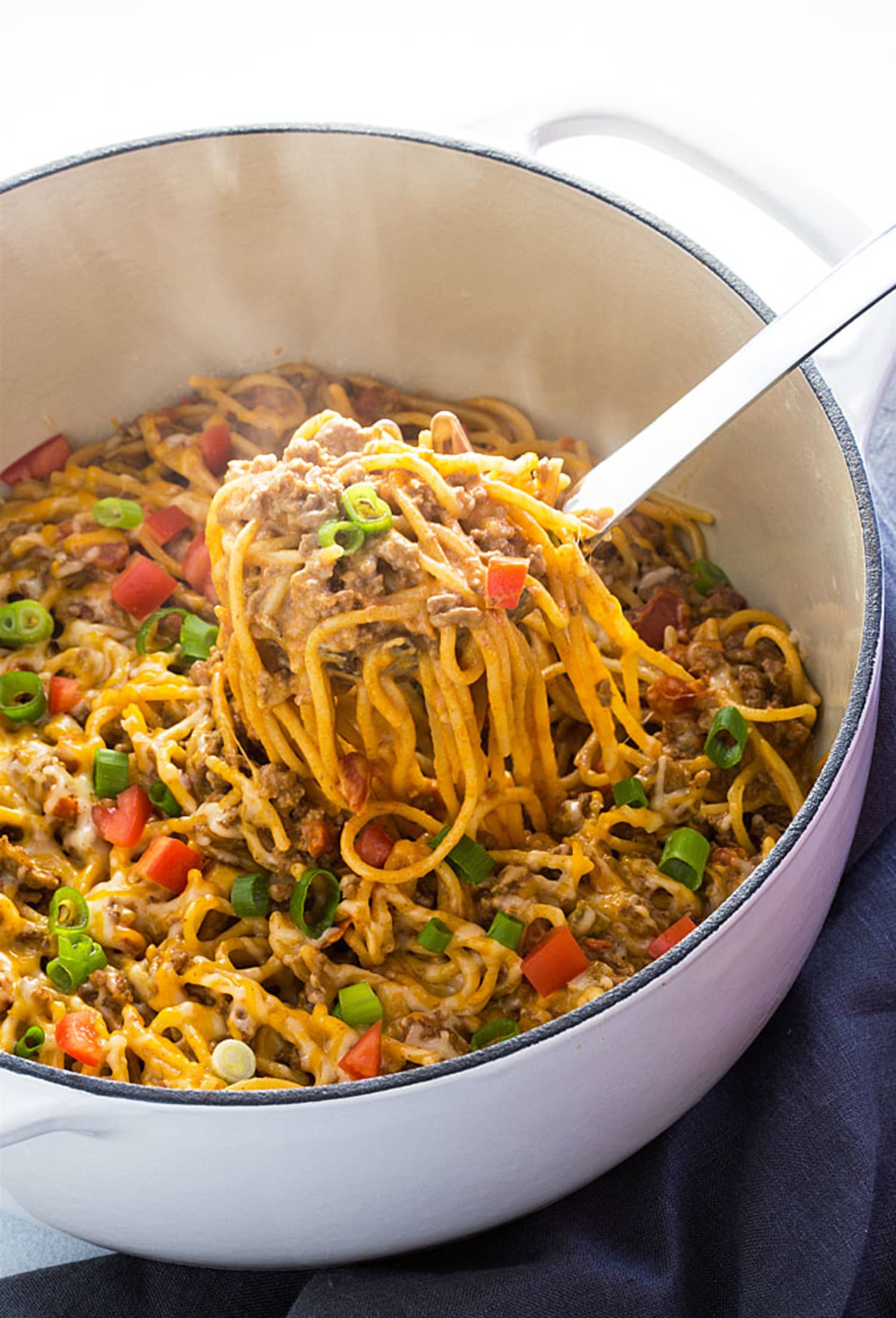 Make This Creamy Taco Spaghetti for Dinner This Week | Kitchn