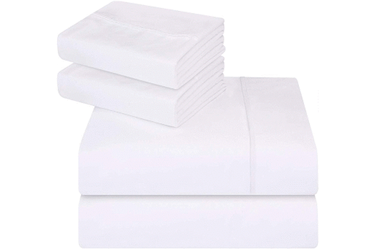 Product Image: Utopia Bedding Microfiber 4-Piece Queen Bed Sheet Set