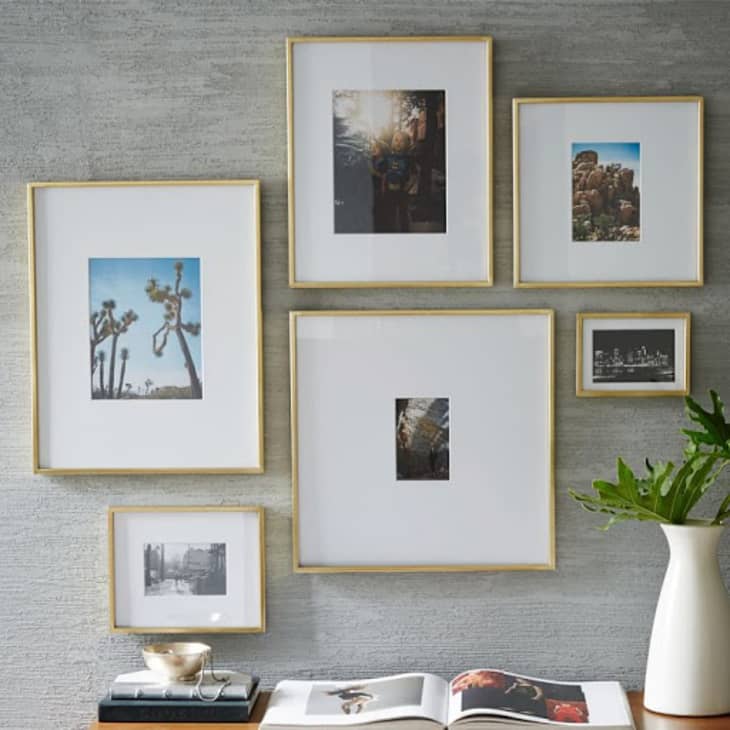 Product Image: Polished Brass Gallery Frames