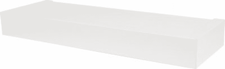 产品形象:Hillman fastening Modern Float Shelf, 18″，White