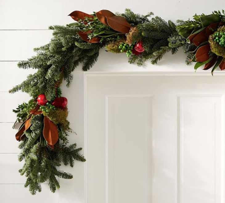 Fresh Christmas Garland Home Decor Idea Apartment Therapy